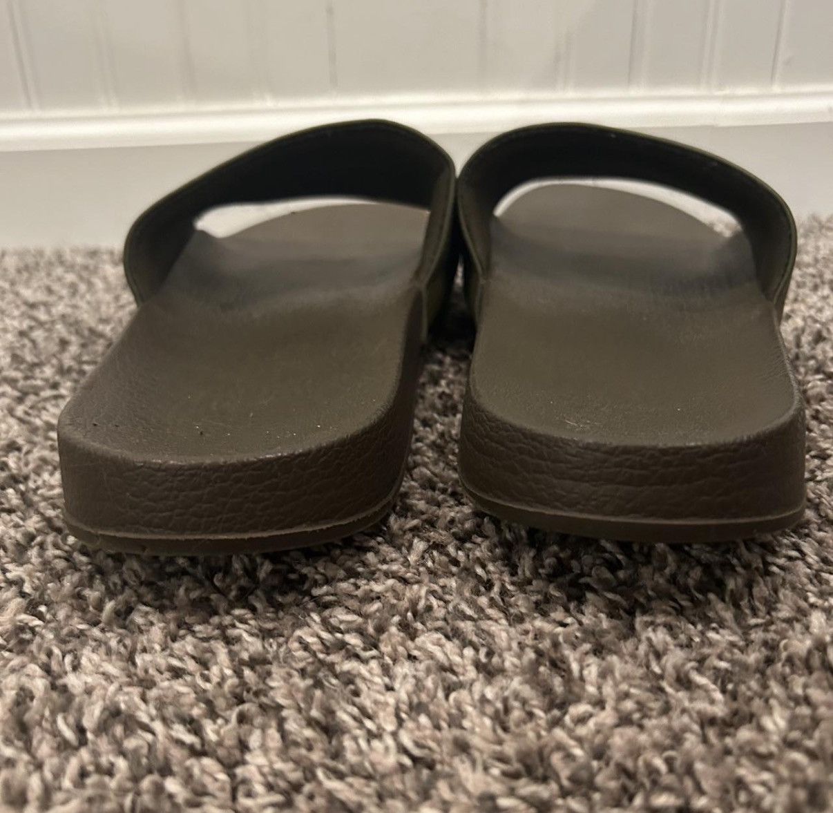 Fuck The Population FTP outline logo slides olive green Size US 11 / EU 44 - 3 Thumbnail