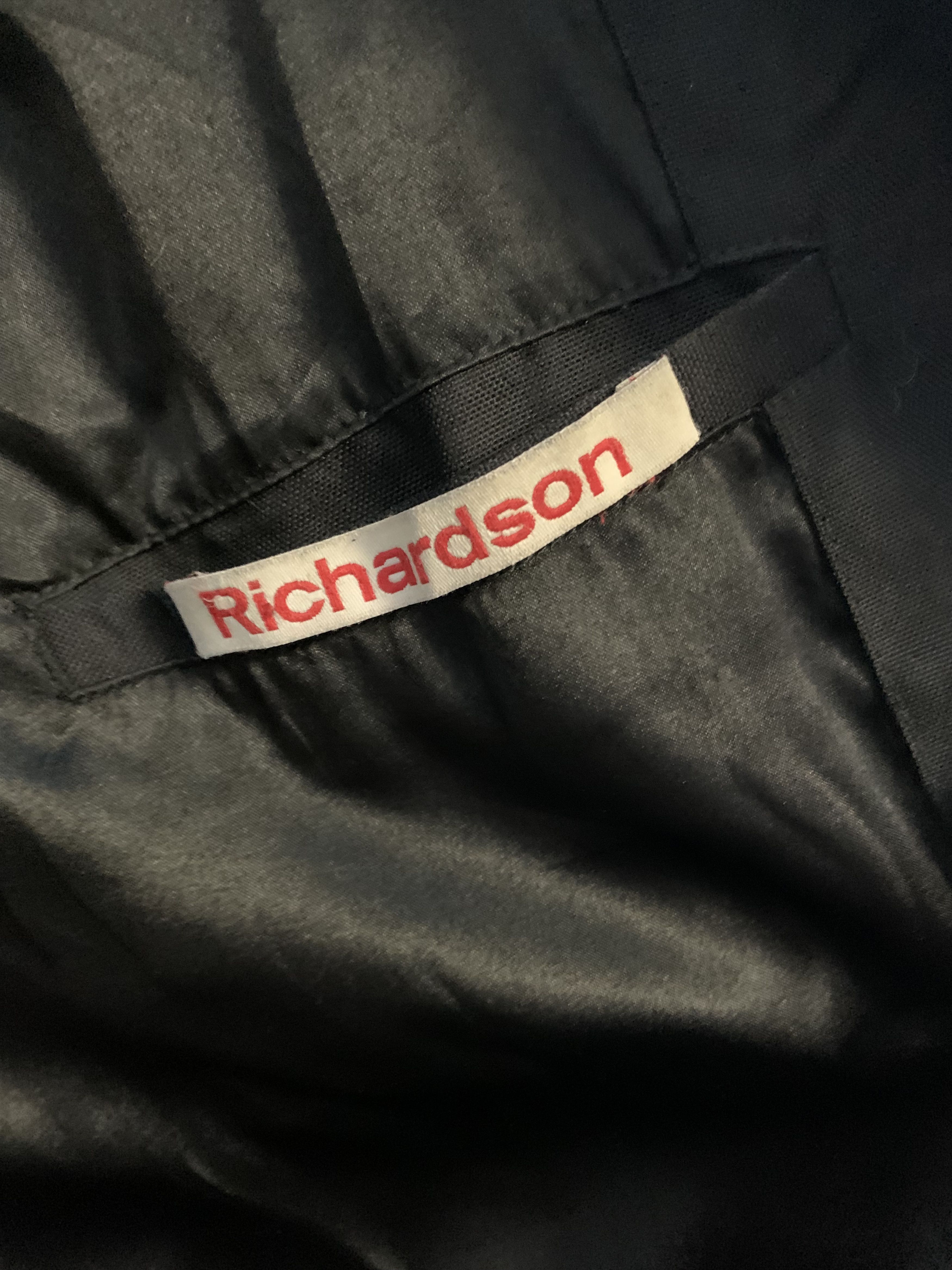 Richardson RICHARDSON Coach Jacket ⊛ BLACK ⊛ Gently Used w/ Minor Flaw Size US M / EU 48-50 / 2 - 3 Thumbnail