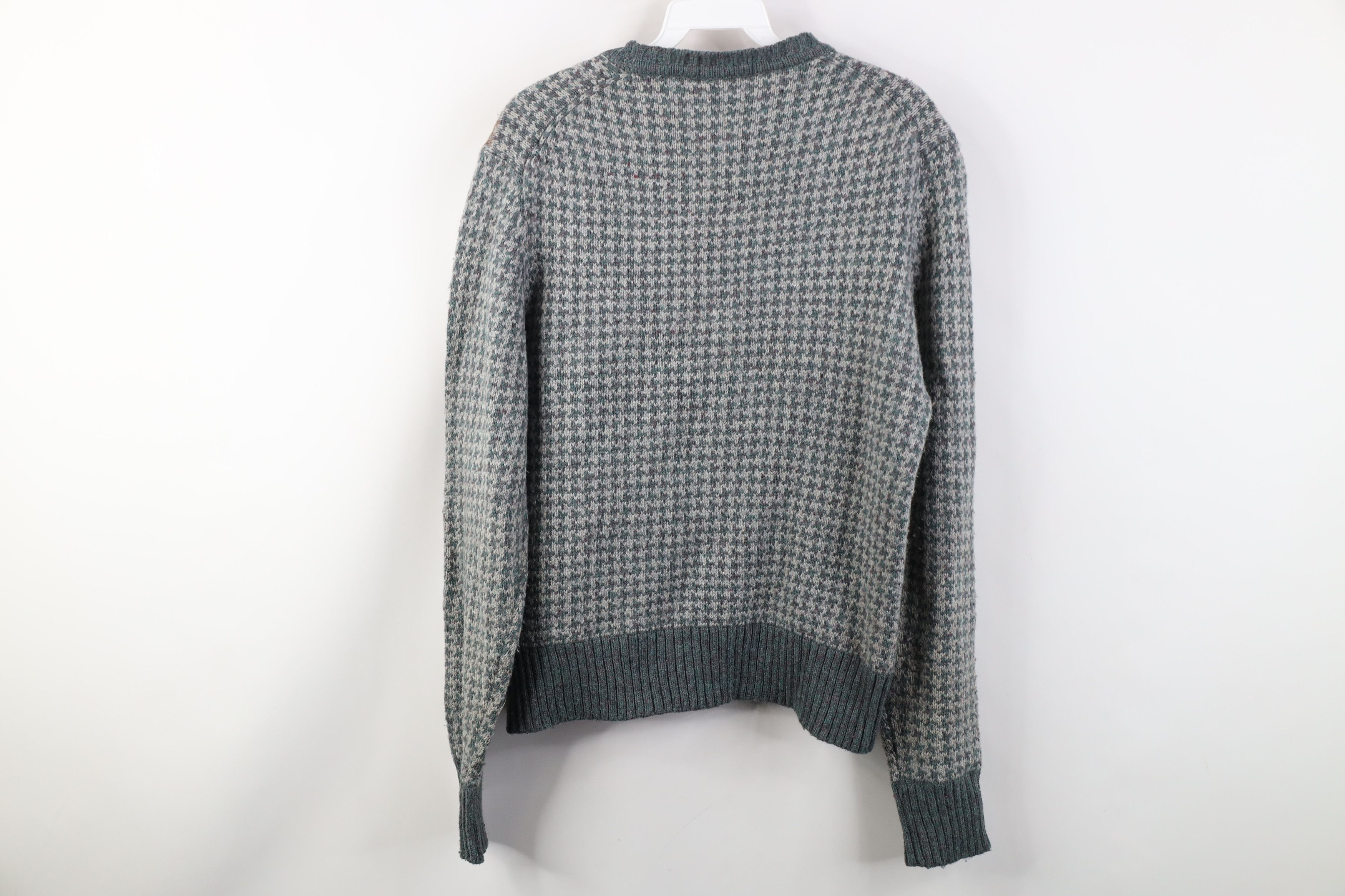 Lacoste Vintage 70s 80s Izod Lacoste Houndstooth Knit Sweater Size US M / EU 48-50 / 2 - 9 Thumbnail