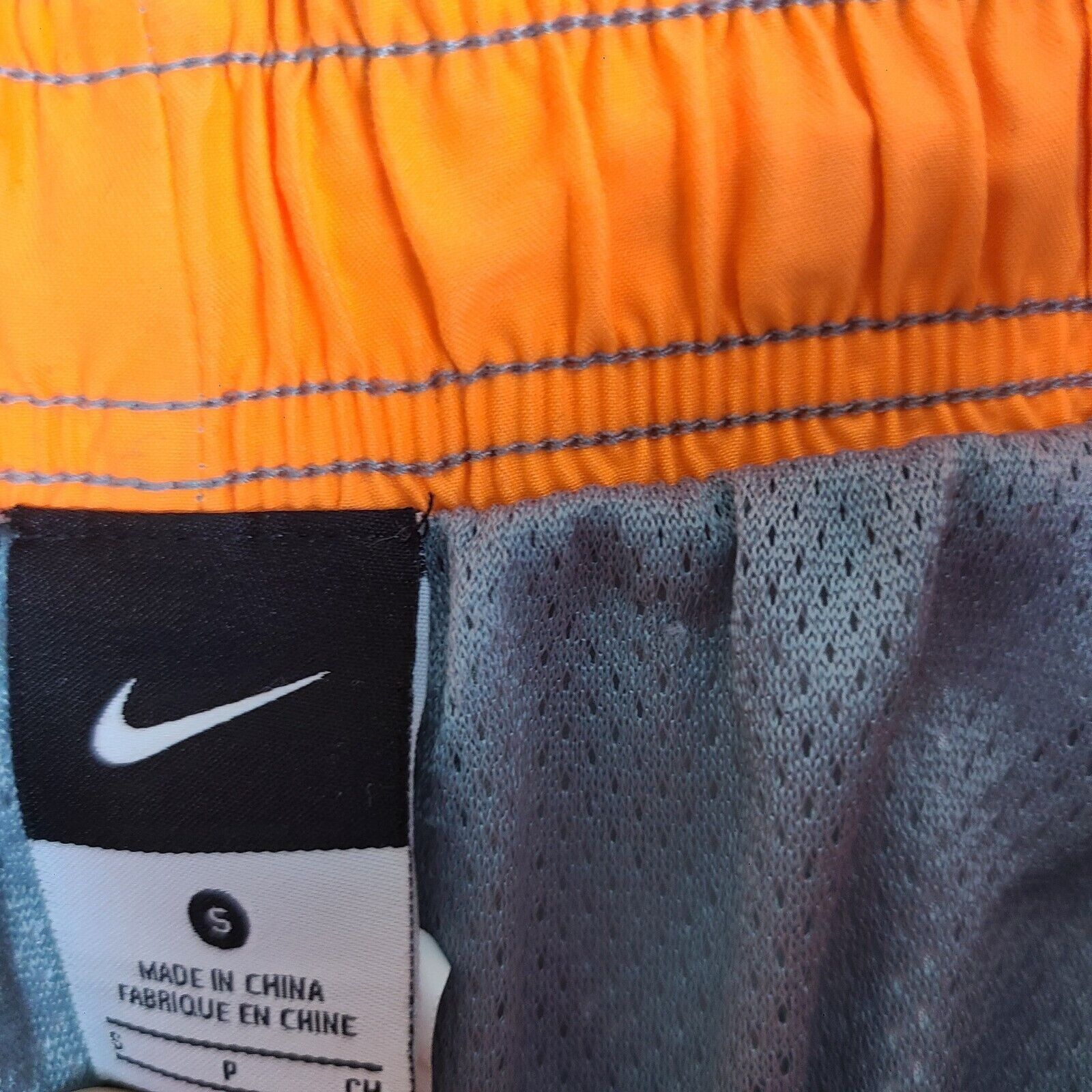 Nike Nike Board Shorts Mens Size Small Green Orange Swoosh Logo S Size US 29 - 4 Thumbnail