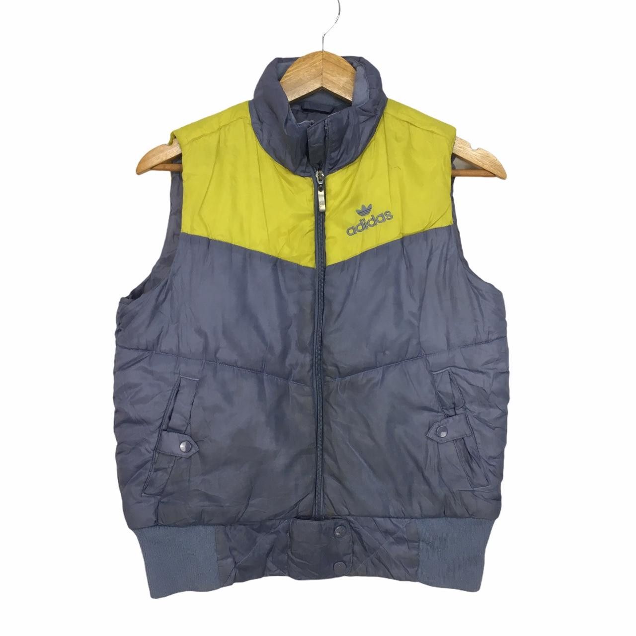 Vintage Vtg ADIDAS Zip Up Sleeveless Jacket Size US L / EU 52-54 / 3 - 1 Thumbnail