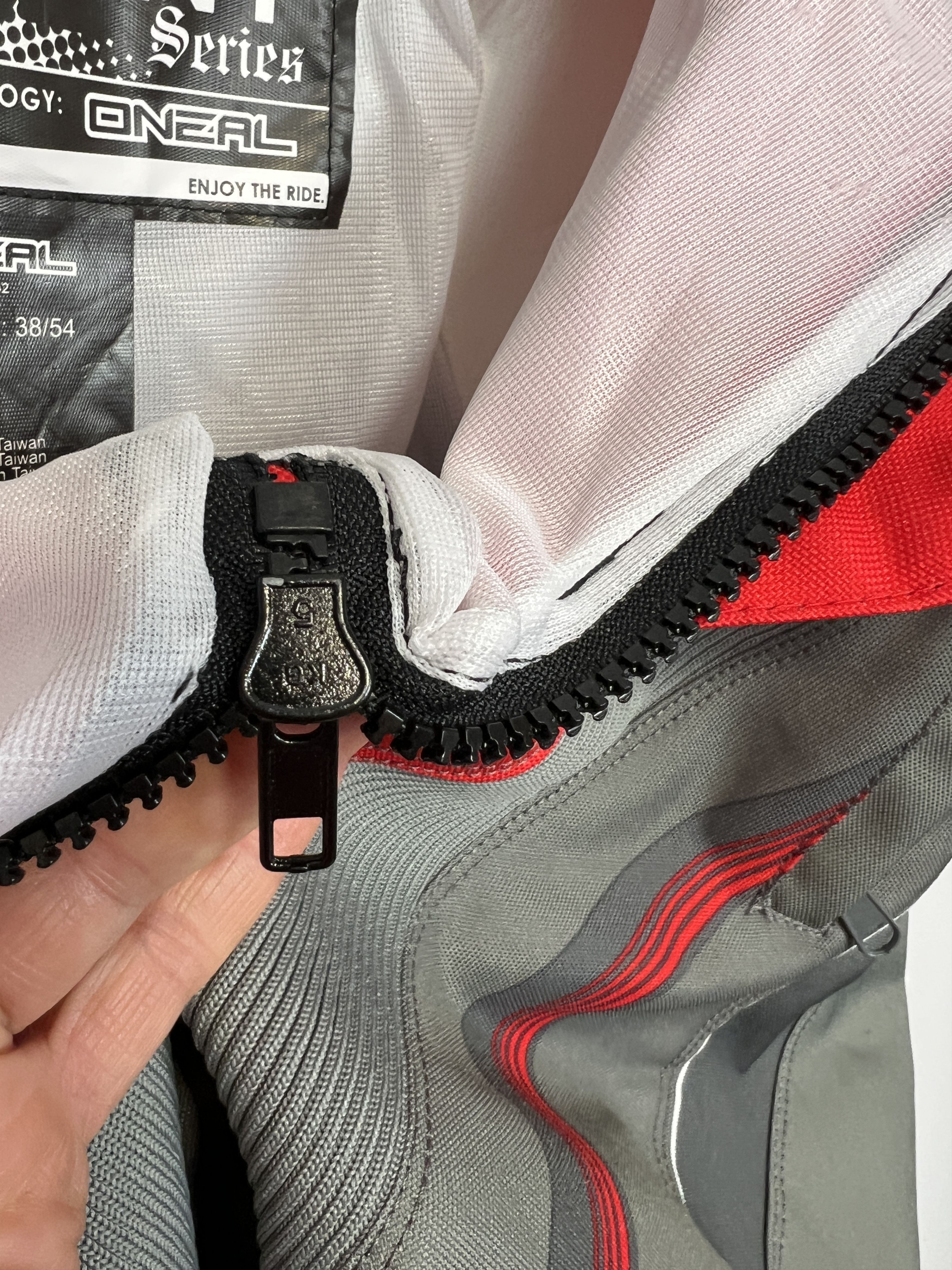 O'Neill Element FR Red Grey Shorts Racing Tech Ride Motobike Hype Size US 38 / EU 54 - 7 Thumbnail