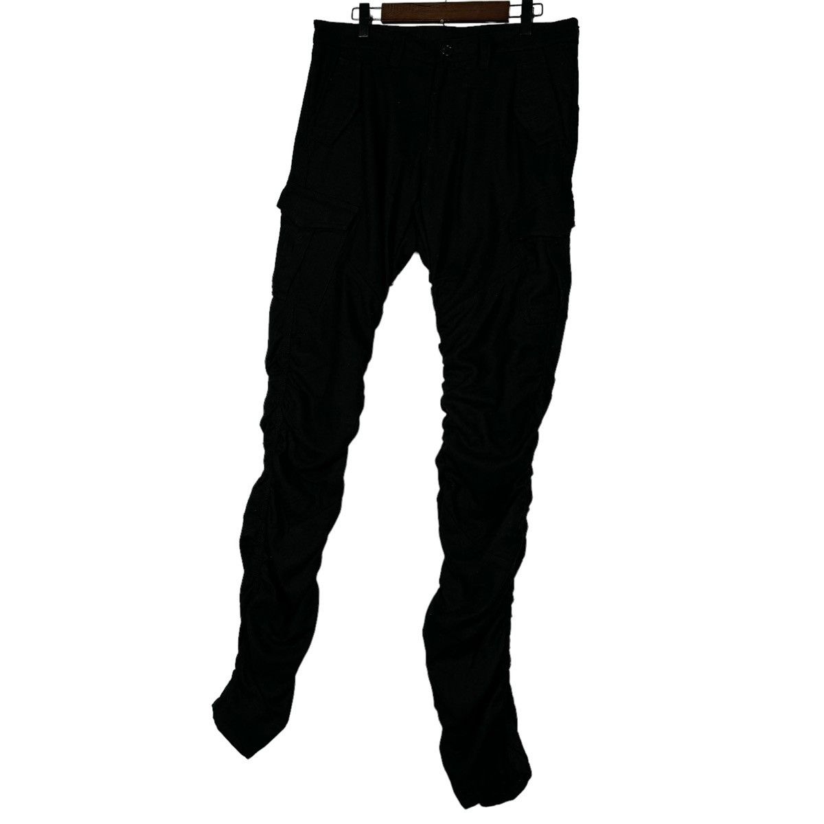 Tornado Mart Archive Tornado Mart Ruched Stacked Cargo Pants Size US 33 - 3 Thumbnail