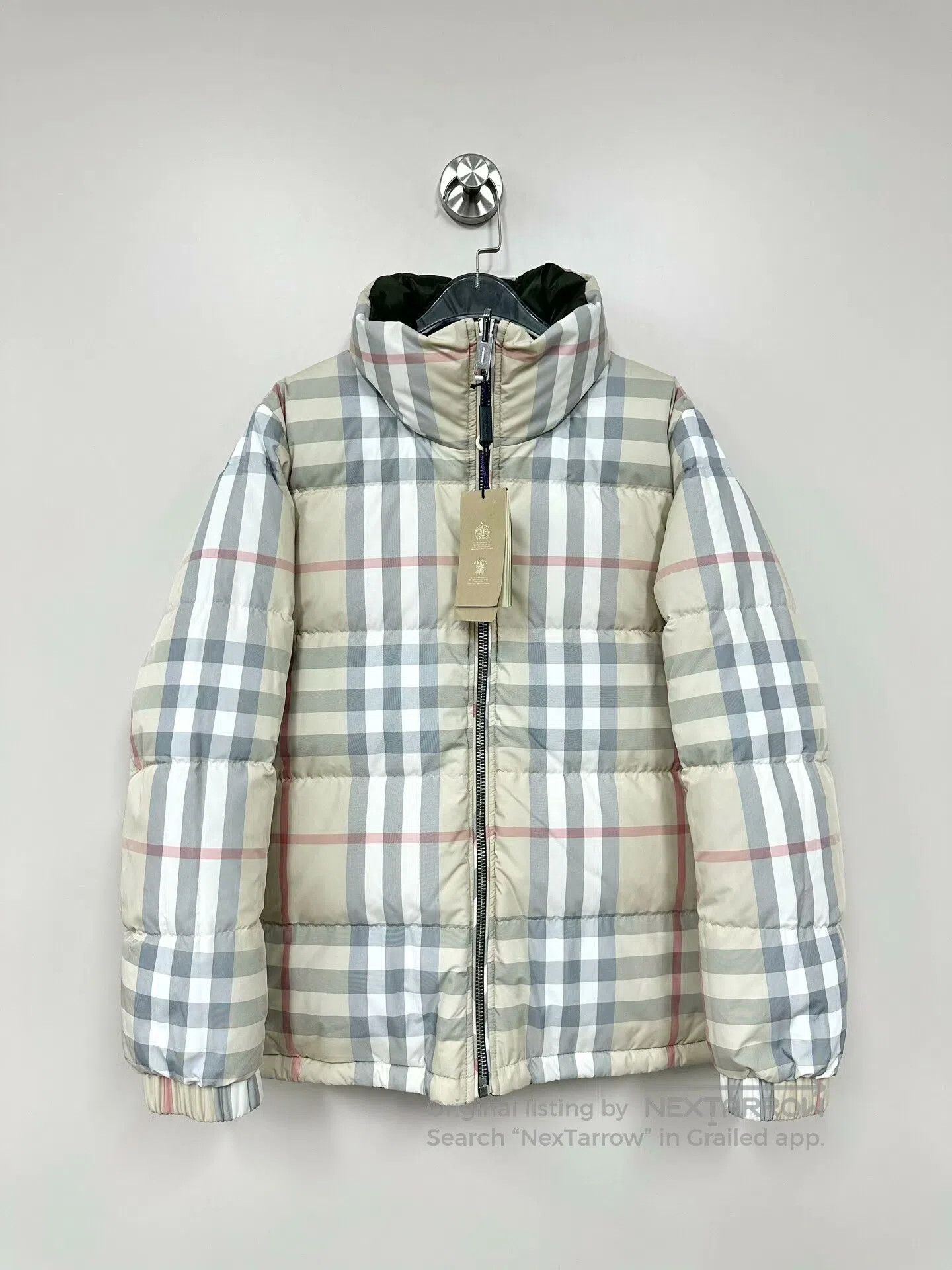 Burberry Burberry Classic Plaid Two-Sided Zippered Down Jacket| Size S / US 4 / IT 40 - 1 Thumbnail