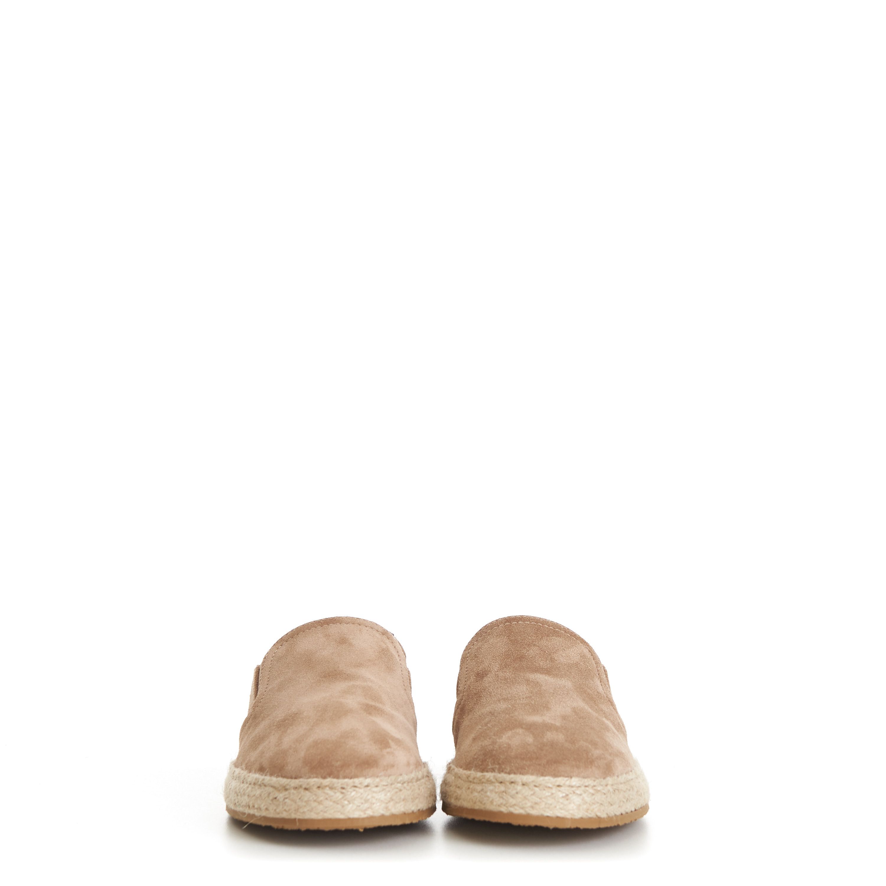 Brunello Cucinelli Brown Slip-on Shoes Espadrilles - Rope Insert, Suede Size US 8.5 / EU 41-42 - 3 Thumbnail