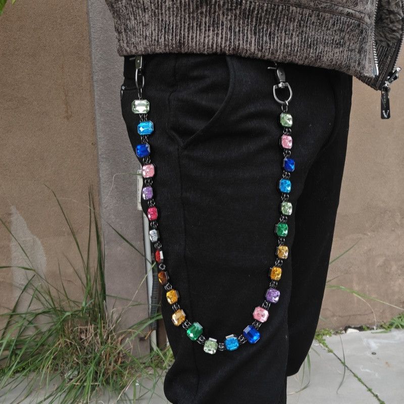 Japanese Brand × Vintage Concise Colour Agate Crystal Pants Chain Size ONE SIZE - 1 Thumbnail