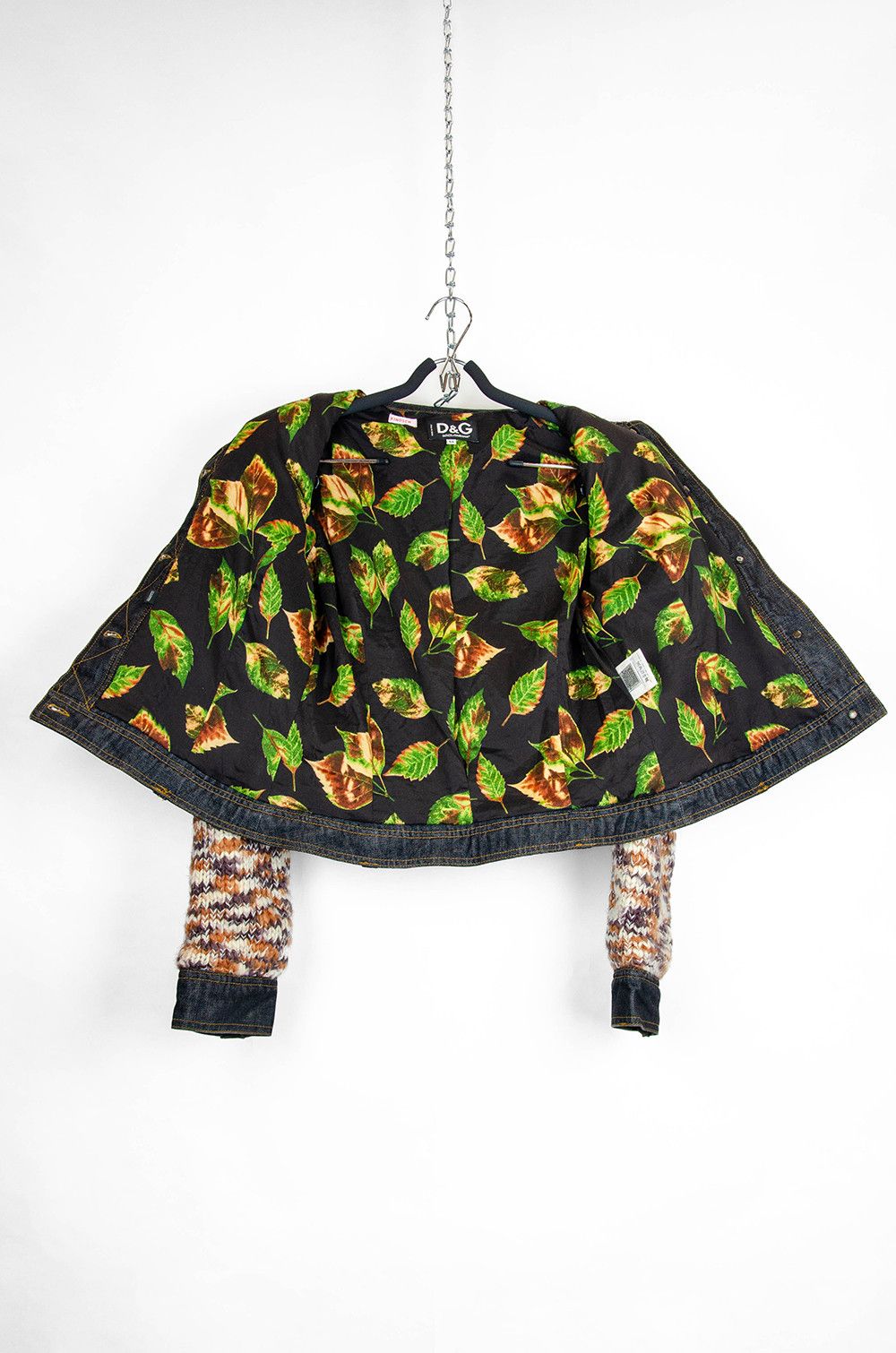 Dolce & Gabbana D&G Knit Denim Jacket – Size M (Made in Italy) Size M / US 6-8 / IT 42-44 - 12 Thumbnail
