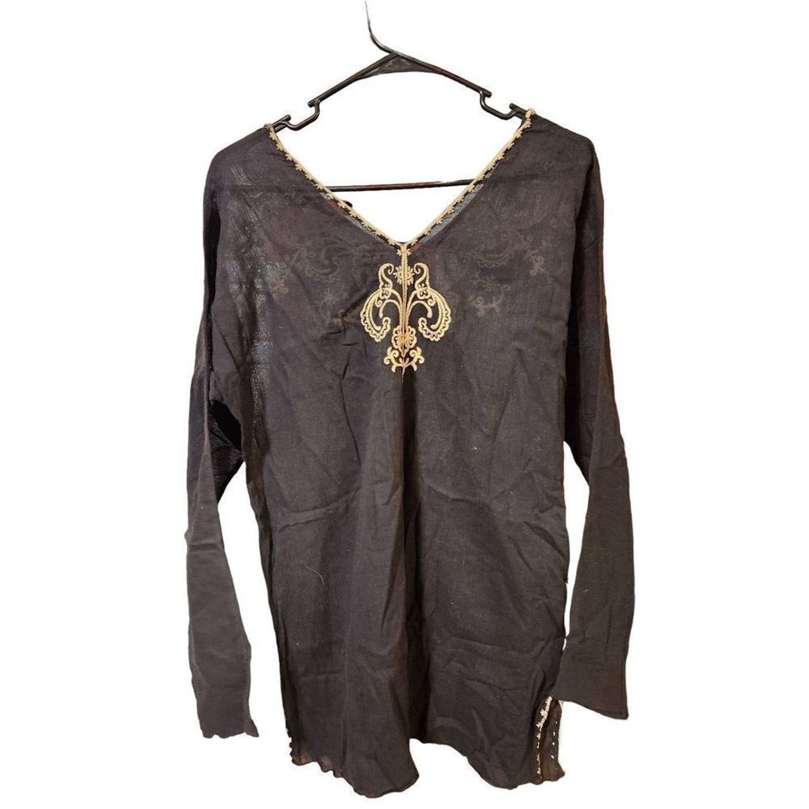 Lucky Brand Lucky brand S black blouse beautiful Size S / US 4 / IT 40 - 5 Thumbnail
