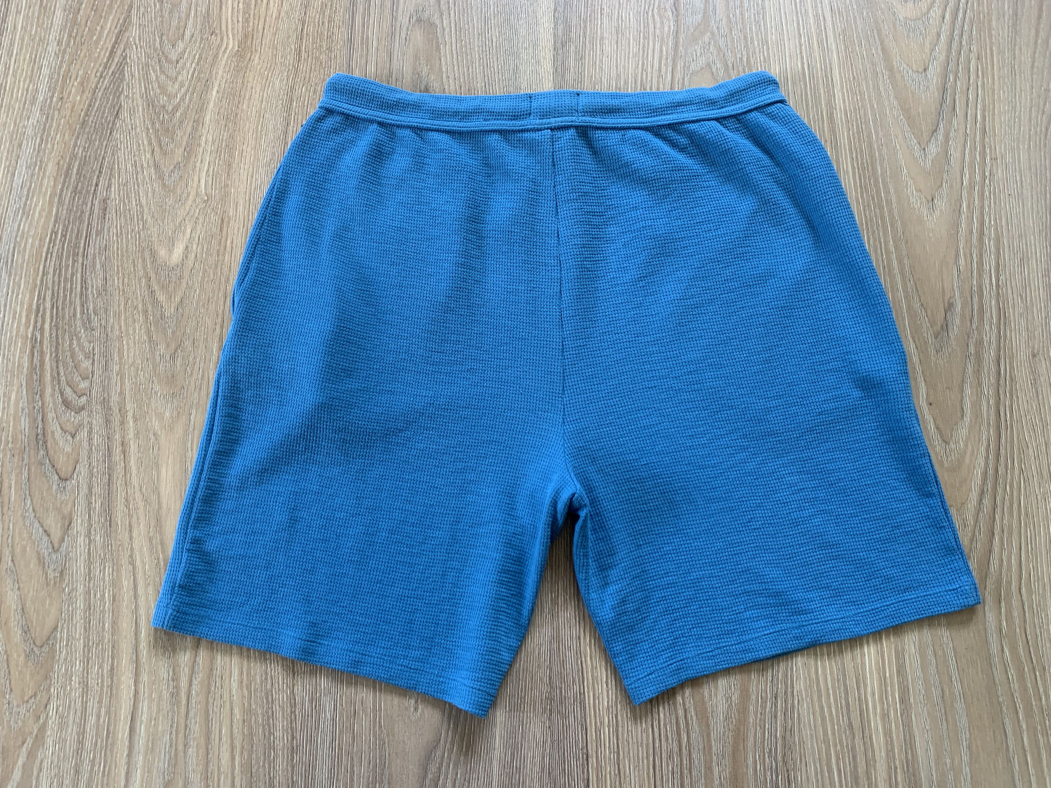 Hugo Boss Hugo Boss Cotton Light Blue Waffle Shorts Size US 34 / EU 50 - 3 Thumbnail