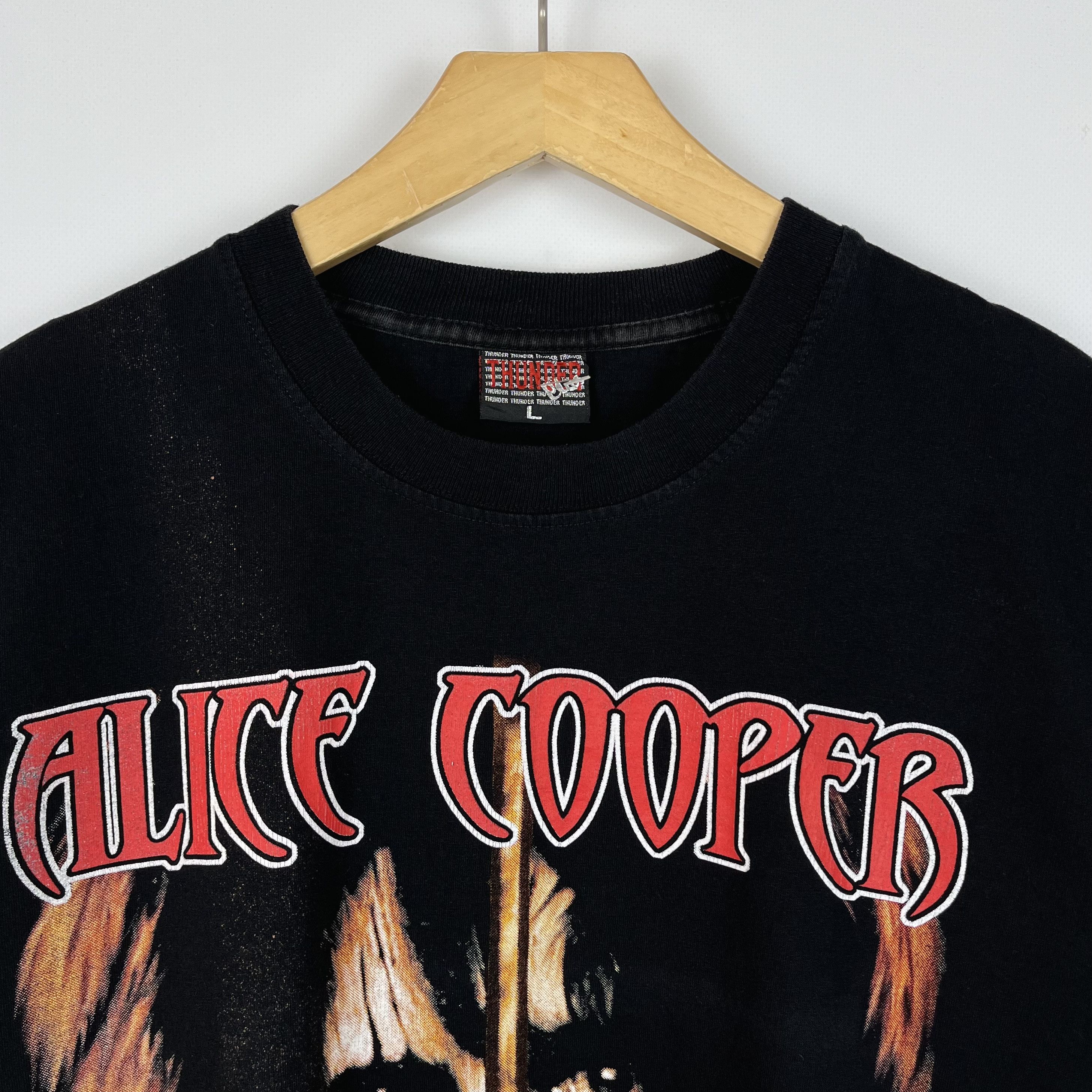 Band Tees Vintage Alice Cooper Rock Band T Shirt 90’s Size US L / EU 52-54 / 3 - 6 Thumbnail