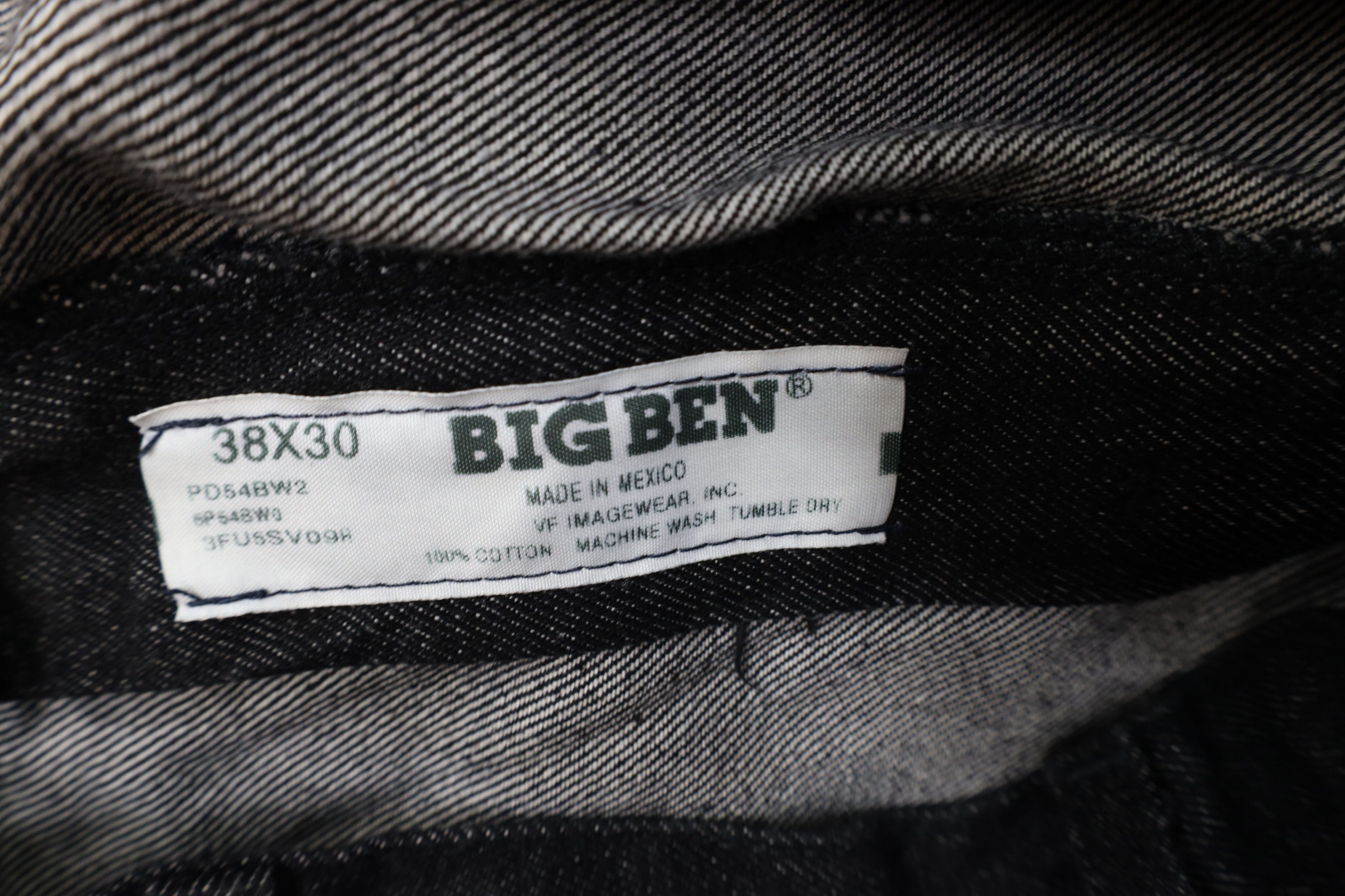 Vintage Vintage 90s Streetwear Wide Leg Denim Jeans Black Cotton Size US 38 / EU 54 - 7 Thumbnail