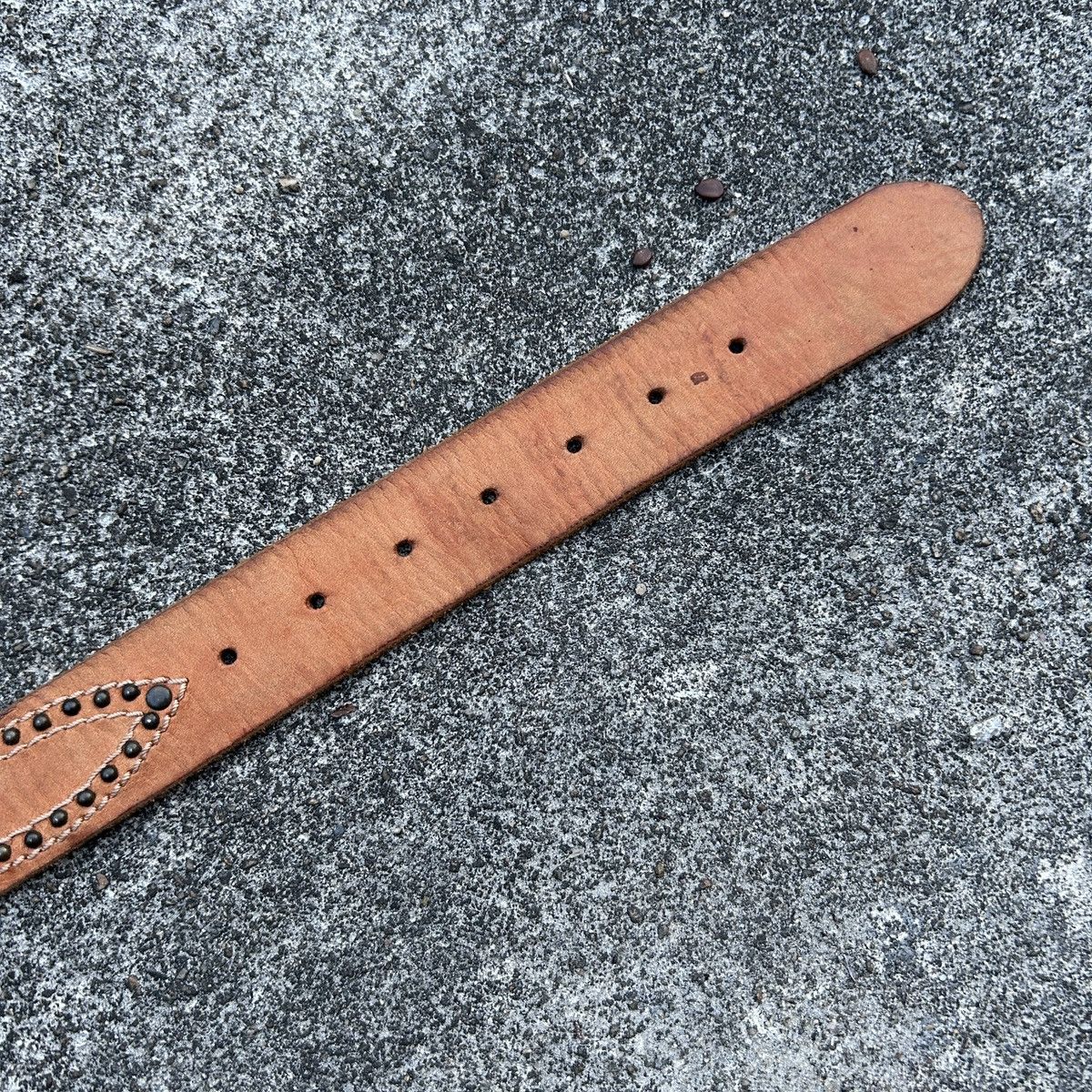 Vintage Vintage studded leather belt (Kapital Style) Size ONE SIZE - 12 Thumbnail