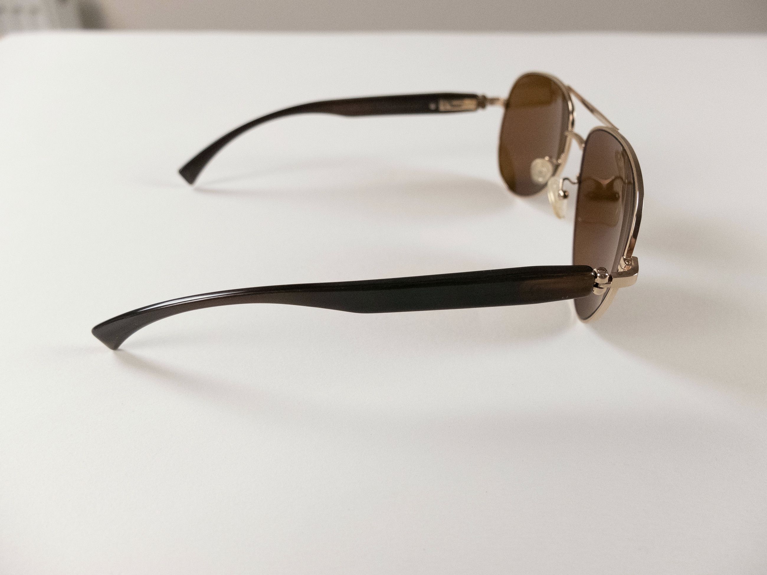 Brioni BRIONI handmade metal aviator sunglasses with real horn arms Size ONE SIZE - 4 Thumbnail