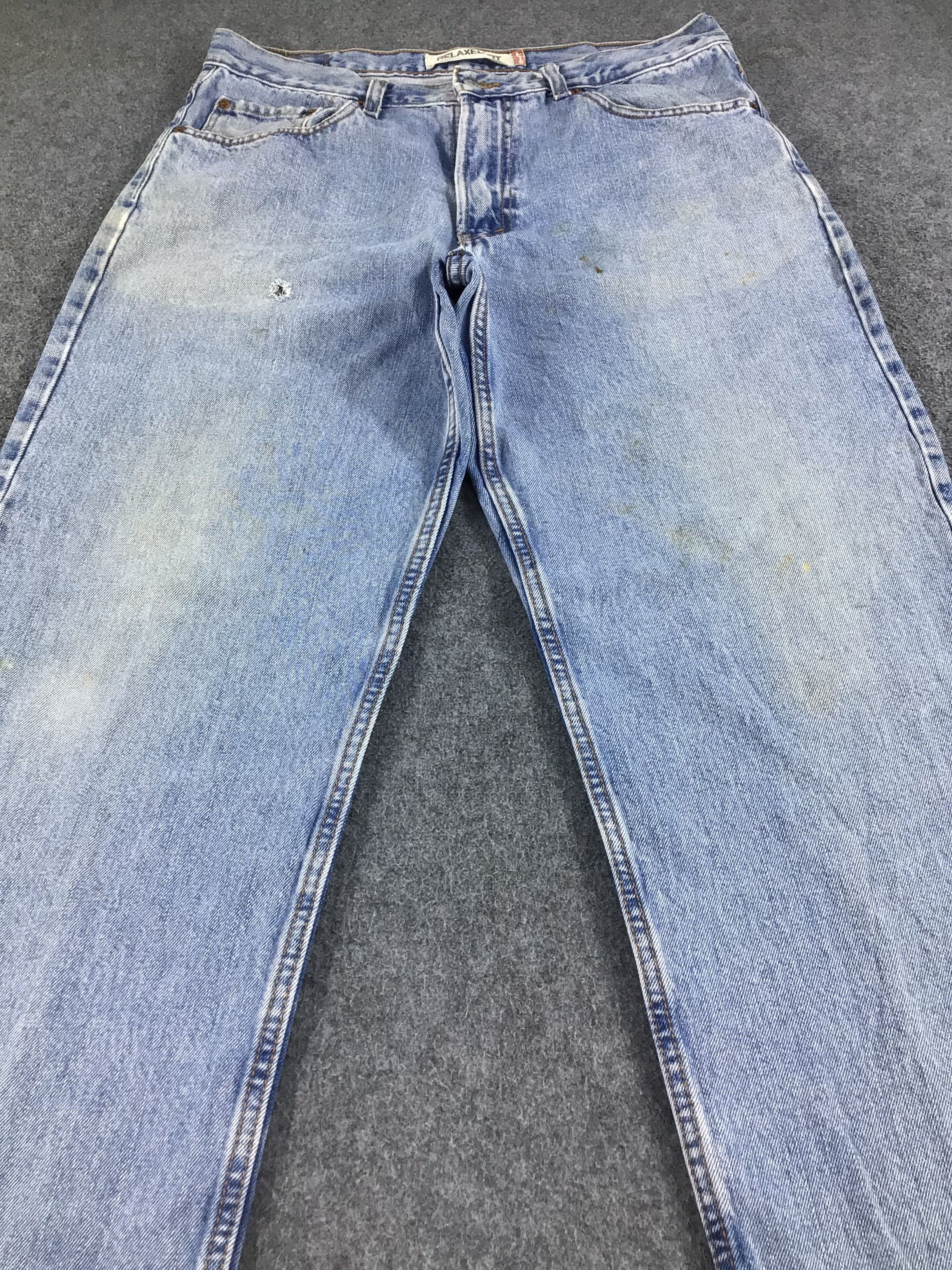 Levi's Vintage Levis 550 Jeans Medium Wash Denim KJ218 Size US 34 / EU 50 - 3 Thumbnail