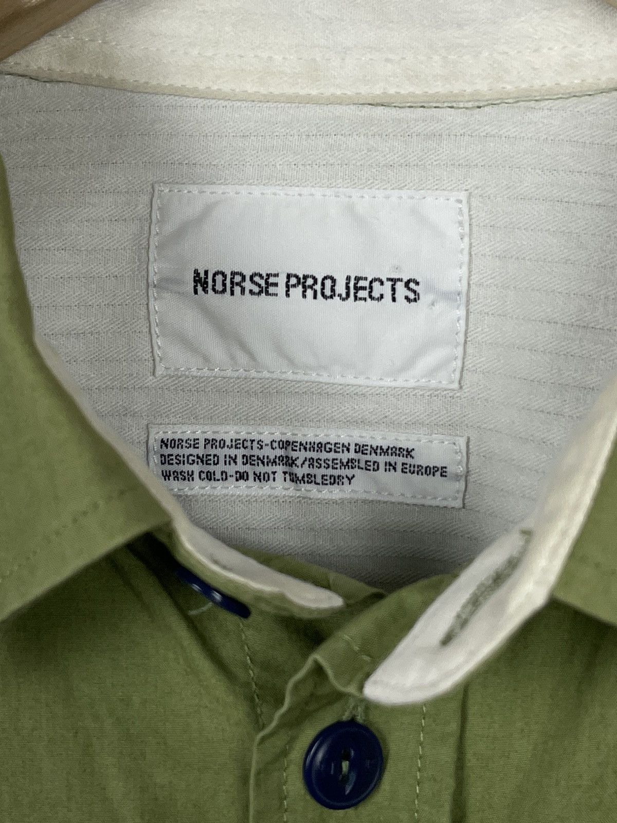 Norse Projects Norse Project Green Safari Shirt Men’s Size S Size US S / EU 44-46 / 1 - 6 Thumbnail
