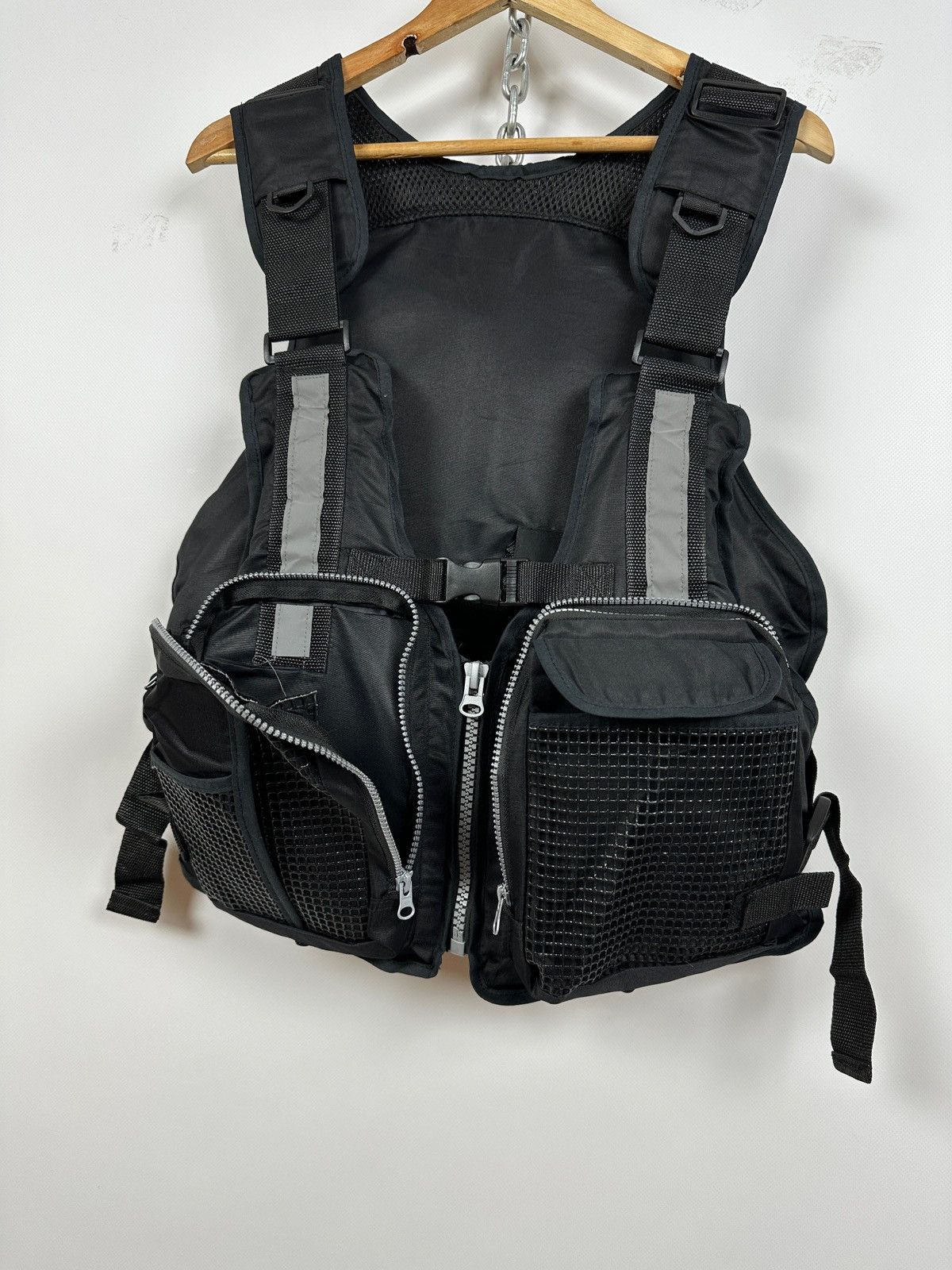 Japanese Brand Multipocket Cargo Utility Vest Y2K Size US XL / EU 56 / 4 - 12 Thumbnail