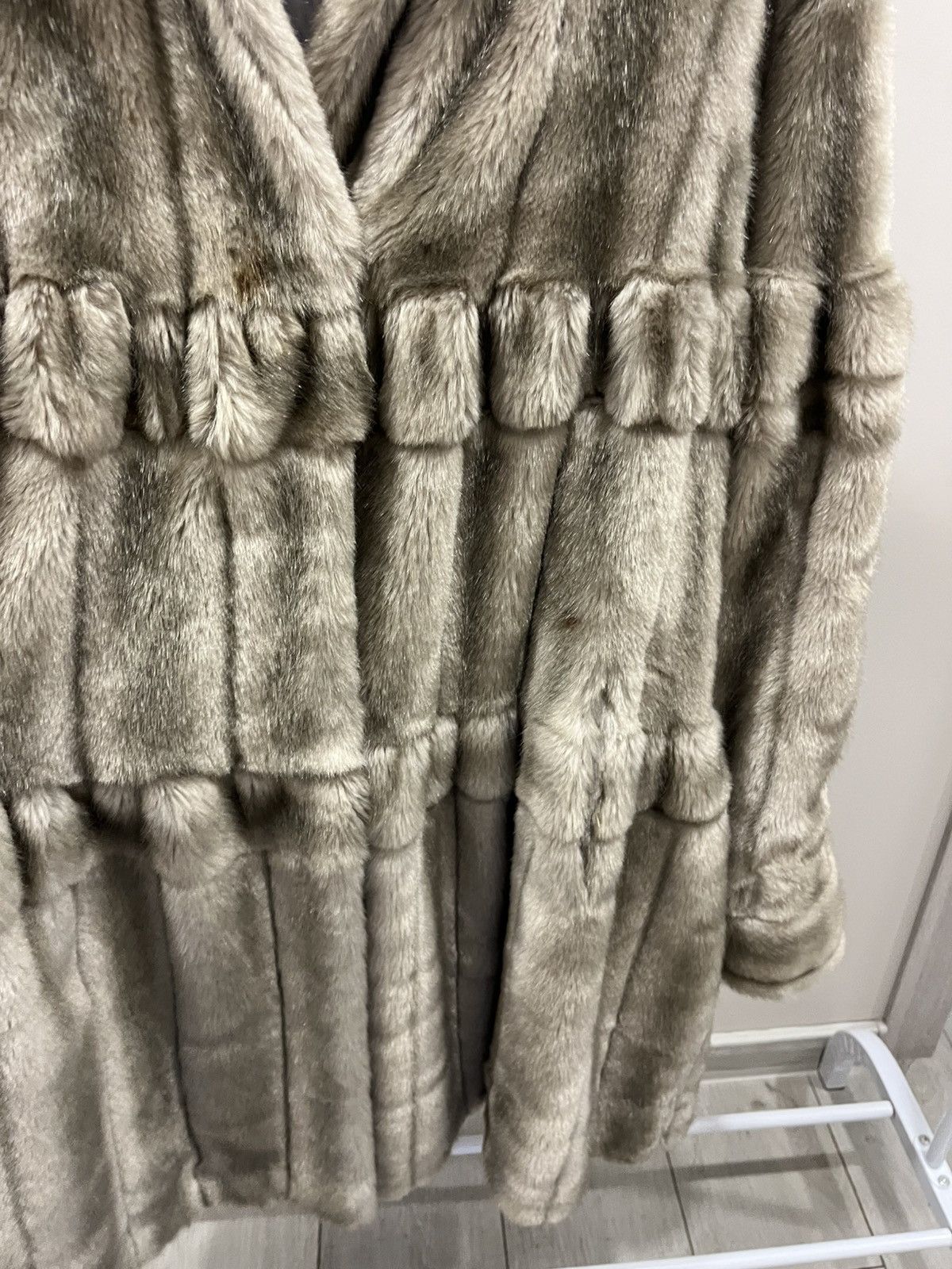 Japanese Brand Vintage Faux Fur Coat Made in France Size L / US 10 / IT 46 - 3 Thumbnail