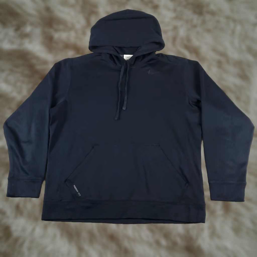 Nike Nike Hoodie Mens Large Blue Swoosh Pullover Sweatshirt Size US L / EU 52-54 / 3 - 1 Thumbnail