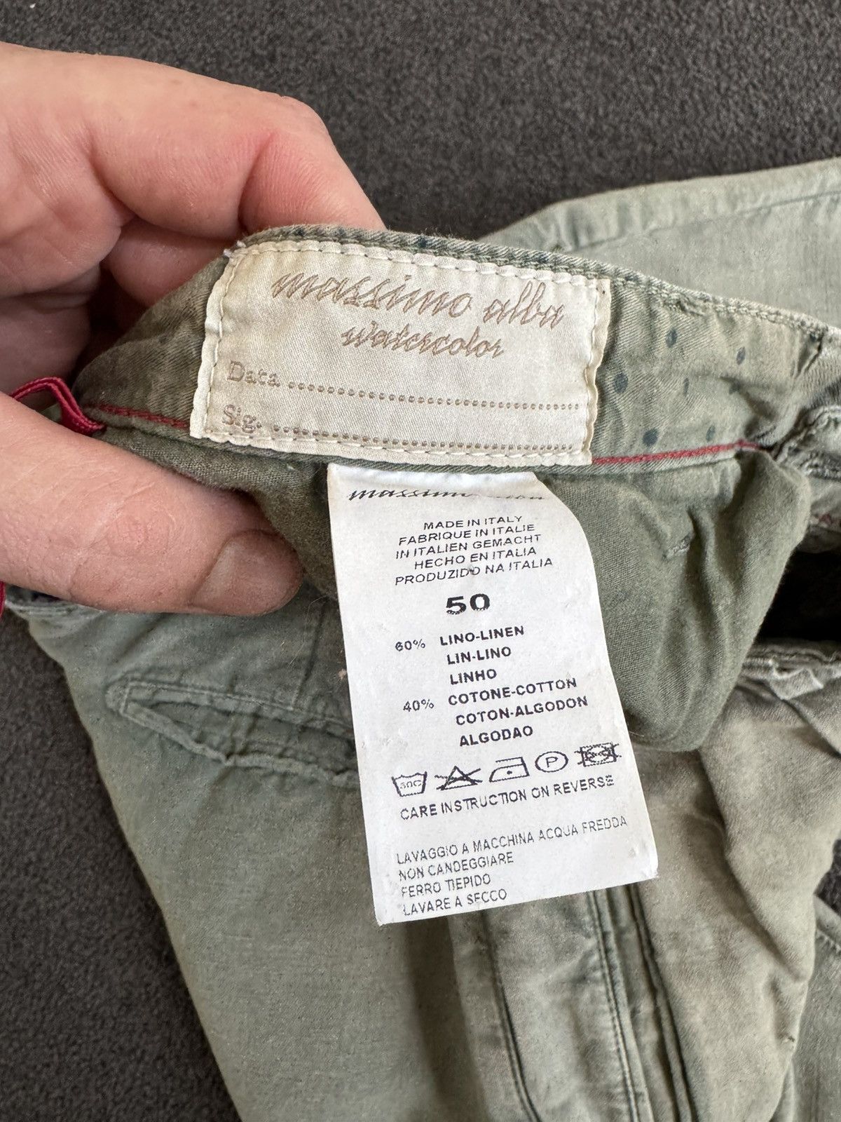 Massimo Alba Massimo Alba Linen Trousers Size US 32 / EU 48 - 6 Thumbnail