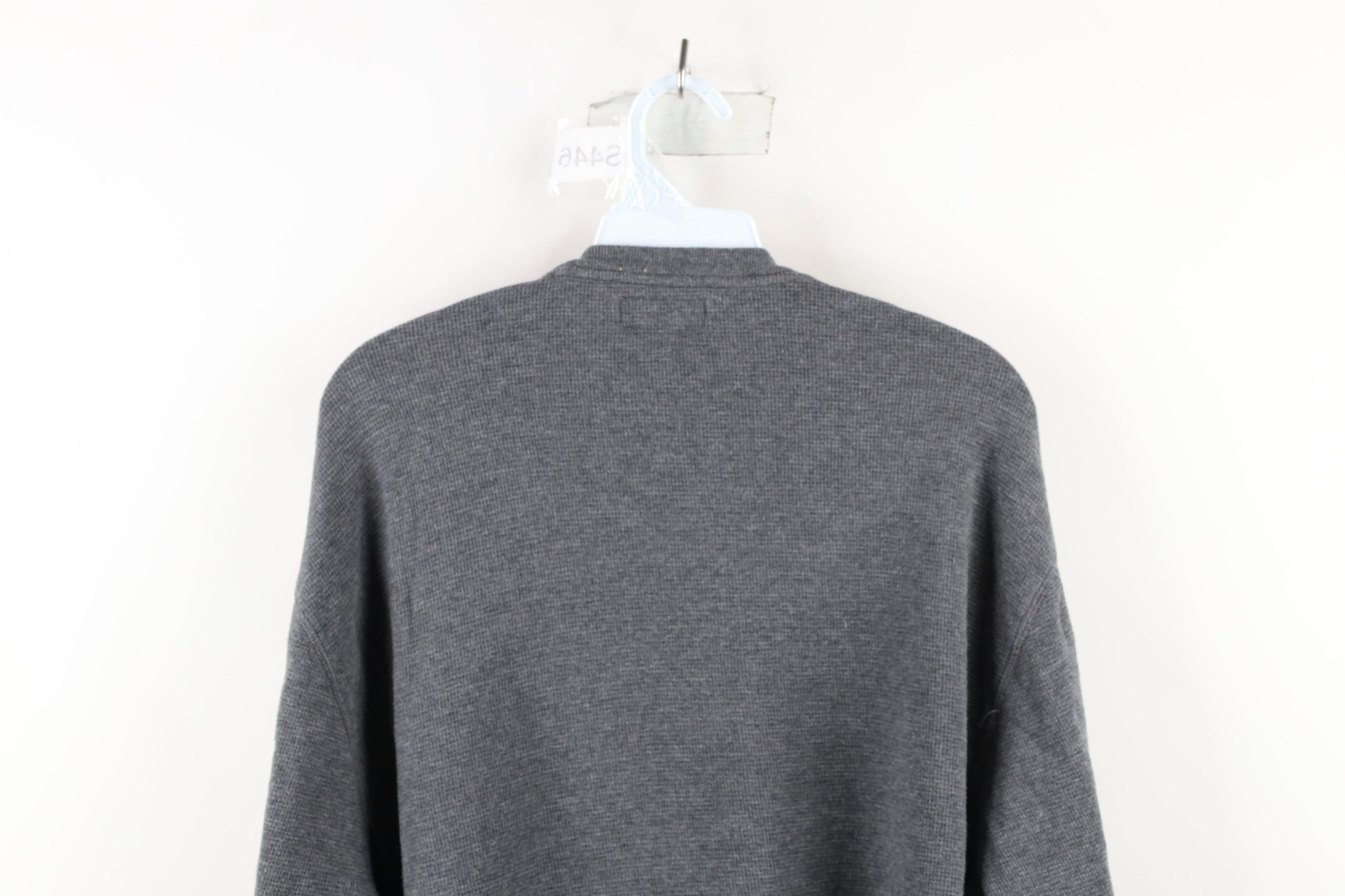 Ralph Lauren Vintage Ralph Lauren Waffle Knit Long Sleeve T-Shirt Gray Size US XXL / EU 58 / 5 - 8 Thumbnail