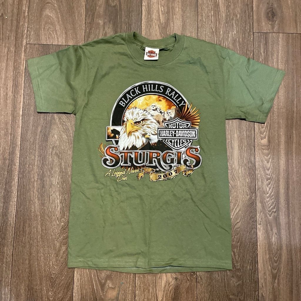 Harley Davidson Harley Davidson 2007 Sturgis Mt Rushmore Tee Size US S / EU 44-46 / 1 - 1 Thumbnail