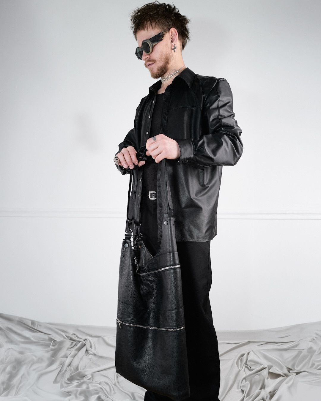 NKTRMNV KANGAROO LEATHER SHIRT
