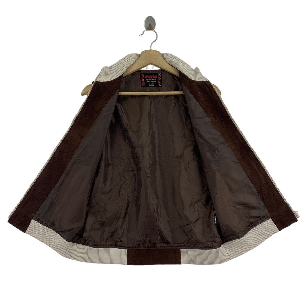 Vintage McGREGOR Sportswear New York Sleeveless Brown Jacket
