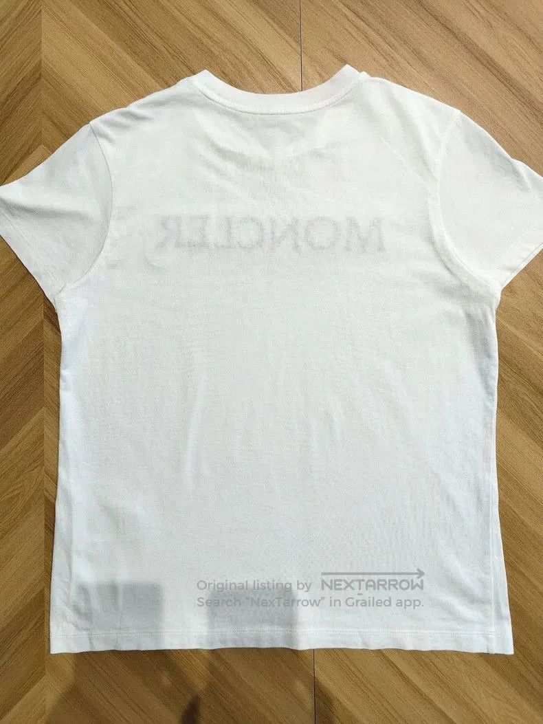 Moncler Moncler White Short Sleeve T. Size US M / EU 48-50 / 2 - 2 Thumbnail