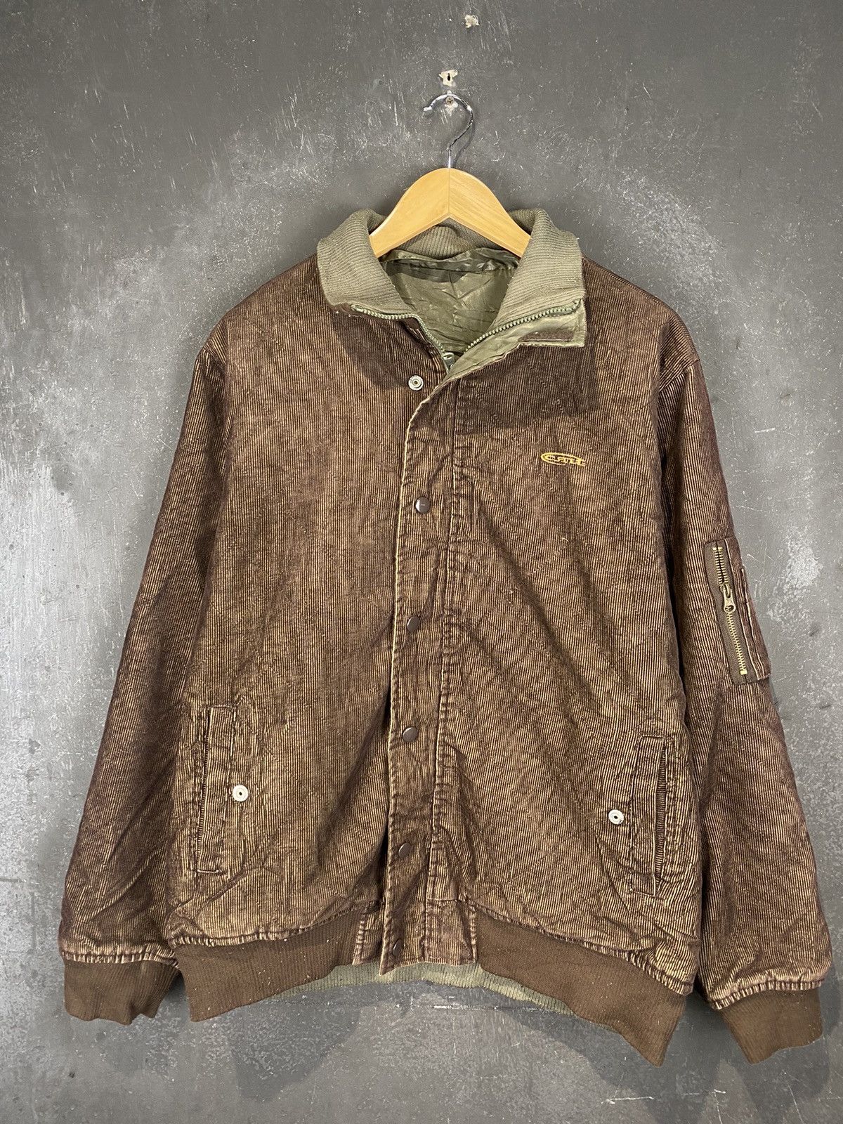 Other Vintage CRU Surf Skate Corduroy Reversible Jacket Size US L / EU 52-54 / 3 - 2 Thumbnail