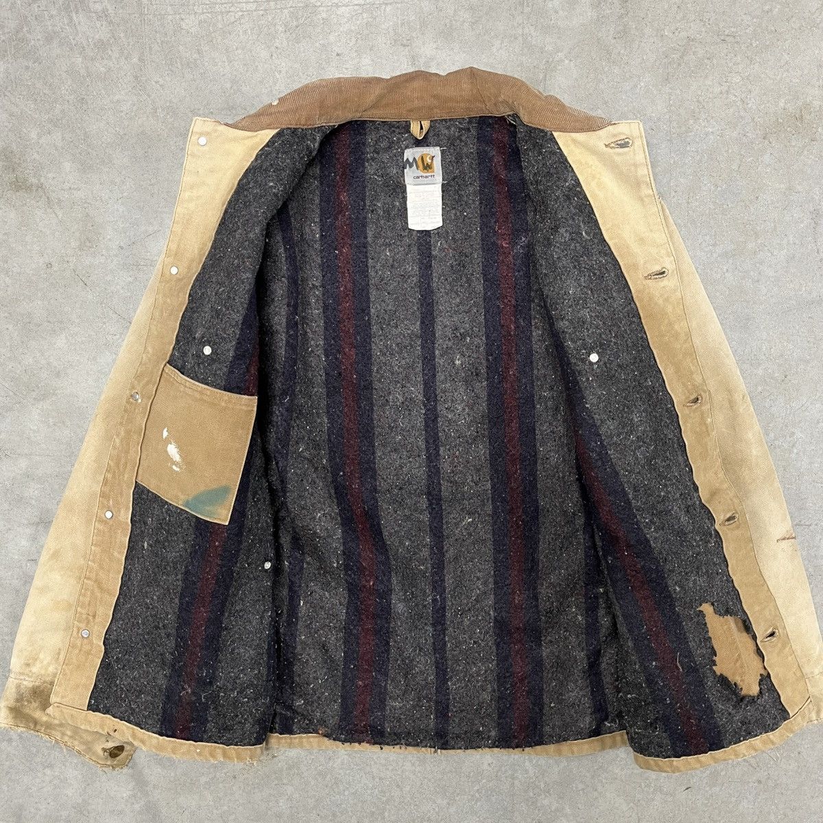 Carhartt × Unsound Rags × Vintage Vintage Carhartt Chore Jacket Size US XL / EU 56 / 4 - 4 Thumbnail