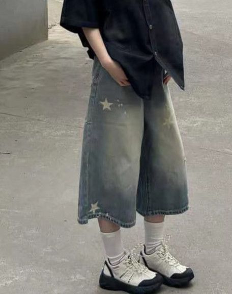 Japanese Brand Loose wide-leg jeans Size US 36 / EU 52 - 2 Thumbnail