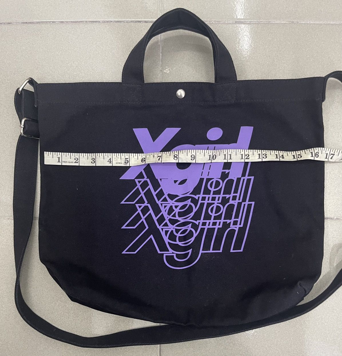 Japanese Brand × X-Girl X-Girl Tote Beg Size ONE SIZE - 3 Thumbnail