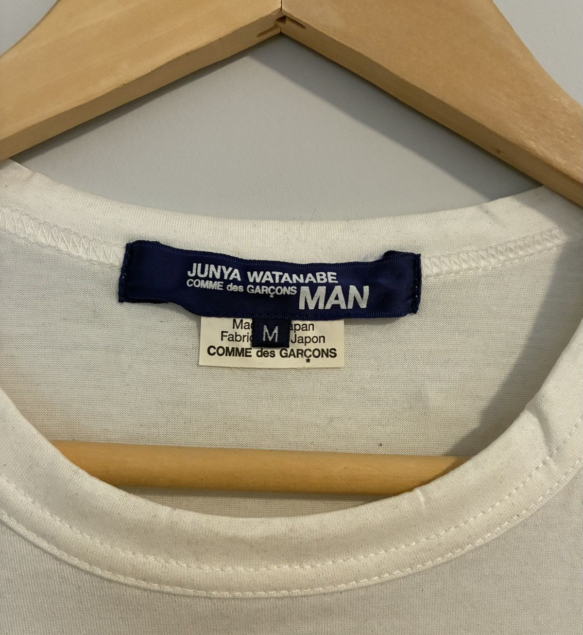 Junya Watanabe Junya Watanabe Tee with Black velvet graphic Size US M / EU 48-50 / 2 - 3 Thumbnail