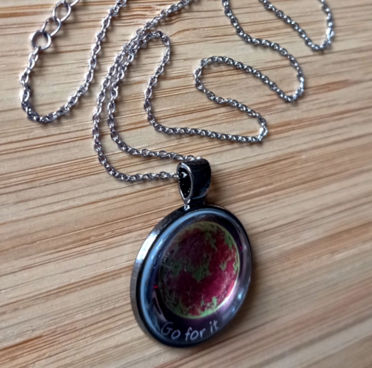 Hysteric Glamour × Japanese Brand × Vintage Punk Tiny Planet SUN Stainless Steel Tan Silver Necklace Size ONE SIZE - 9 Thumbnail
