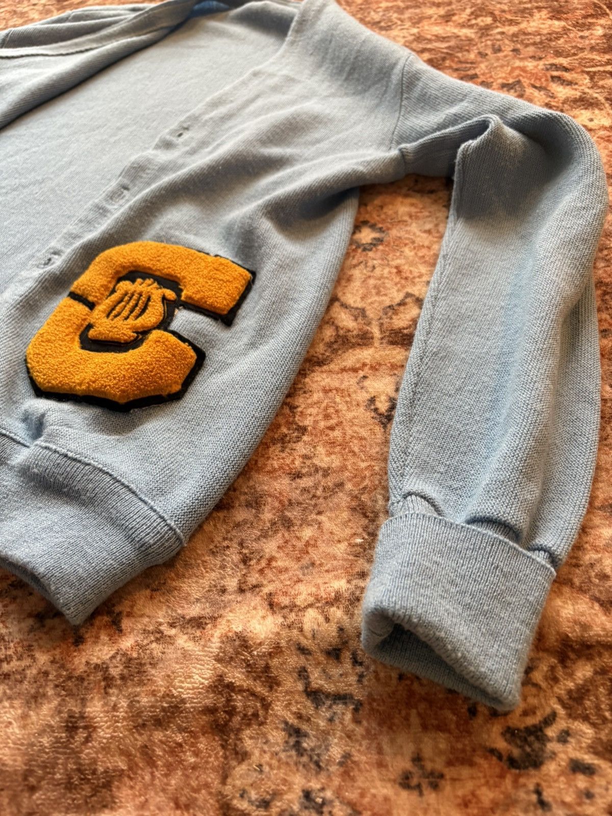 Vintage 60s Varsity Cardigan Size US S / EU 44-46 / 1 - 5 Thumbnail