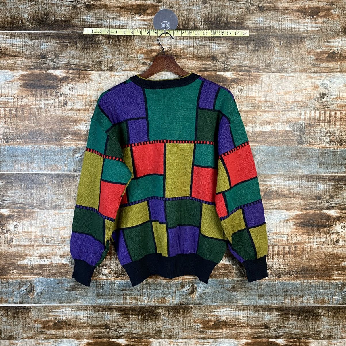 Japanese Brand DL Viesten made in japan checkered Multicolor Knitwear #C869 Size US M / EU 48-50 / 2 - 13 Thumbnail