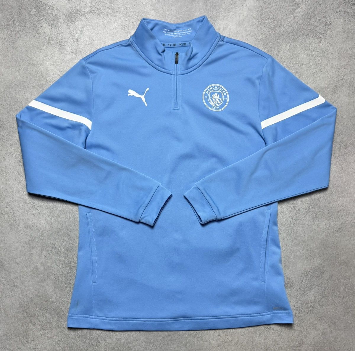 Puma Manchester City 2020 2021 Football Shirt Soccer Top Puma Size US L / EU 52-54 / 3 - 1 Thumbnail