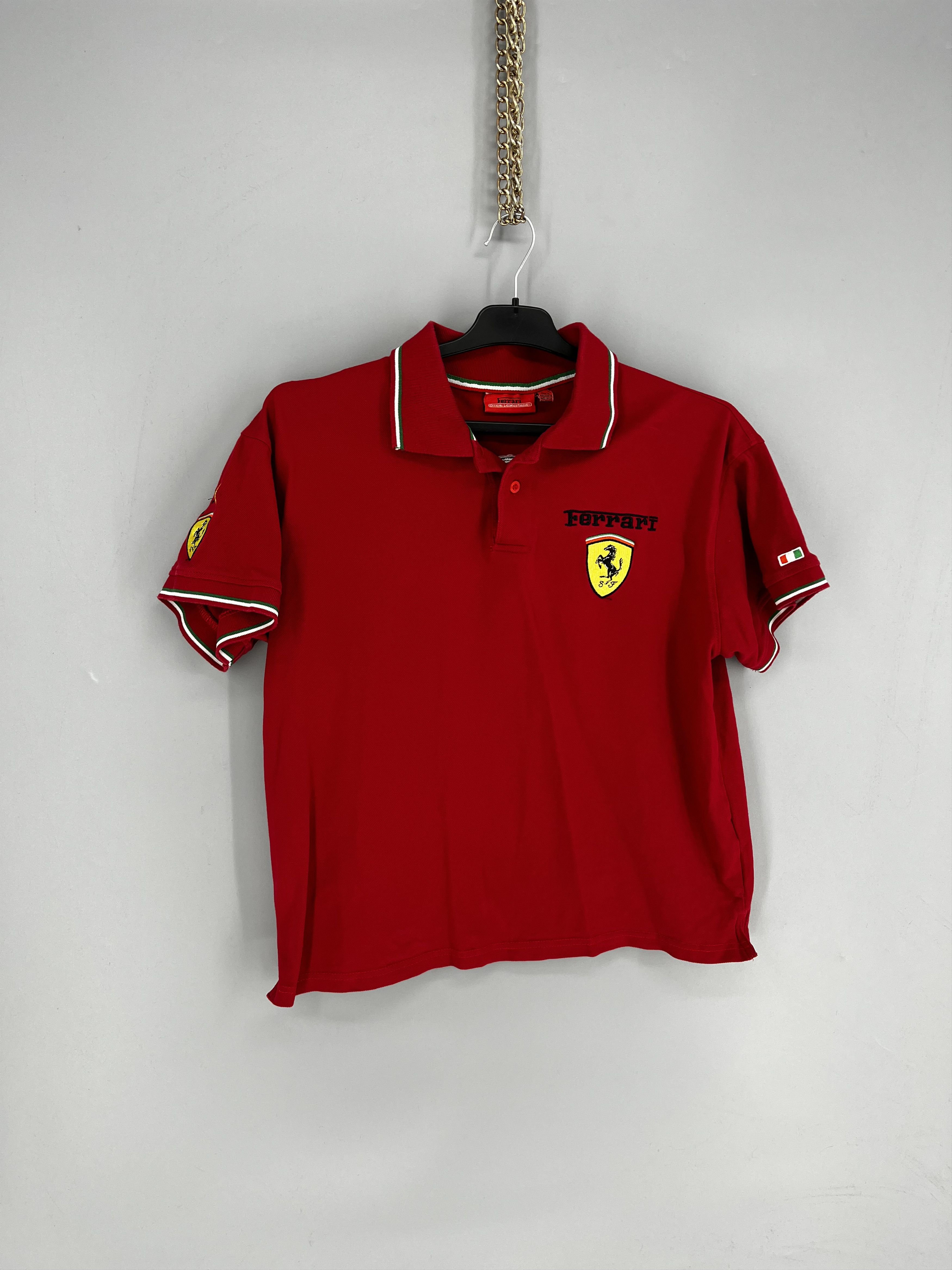 Ferrari FERRARI T SHIRT JERSEY RACING FORMULA ONE SHELL OFFICIAL Size M / US 6-8 / IT 42-44 - 2 Thumbnail