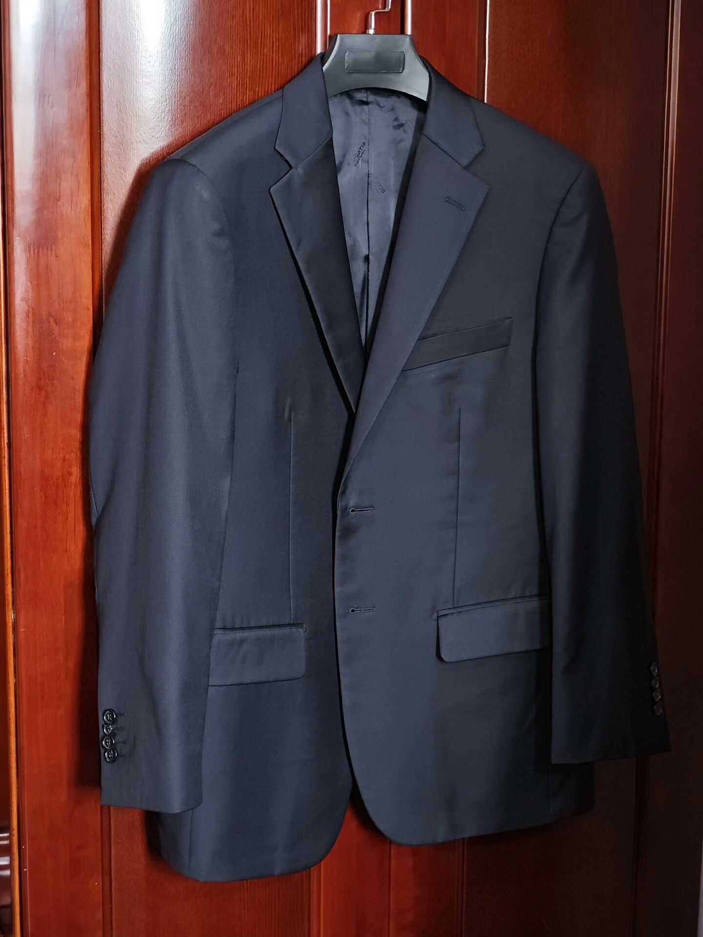 Japanese Brand Navy Wool Suit Jacket for Men Size US M / EU 48-50 / 2 - 1 Thumbnail