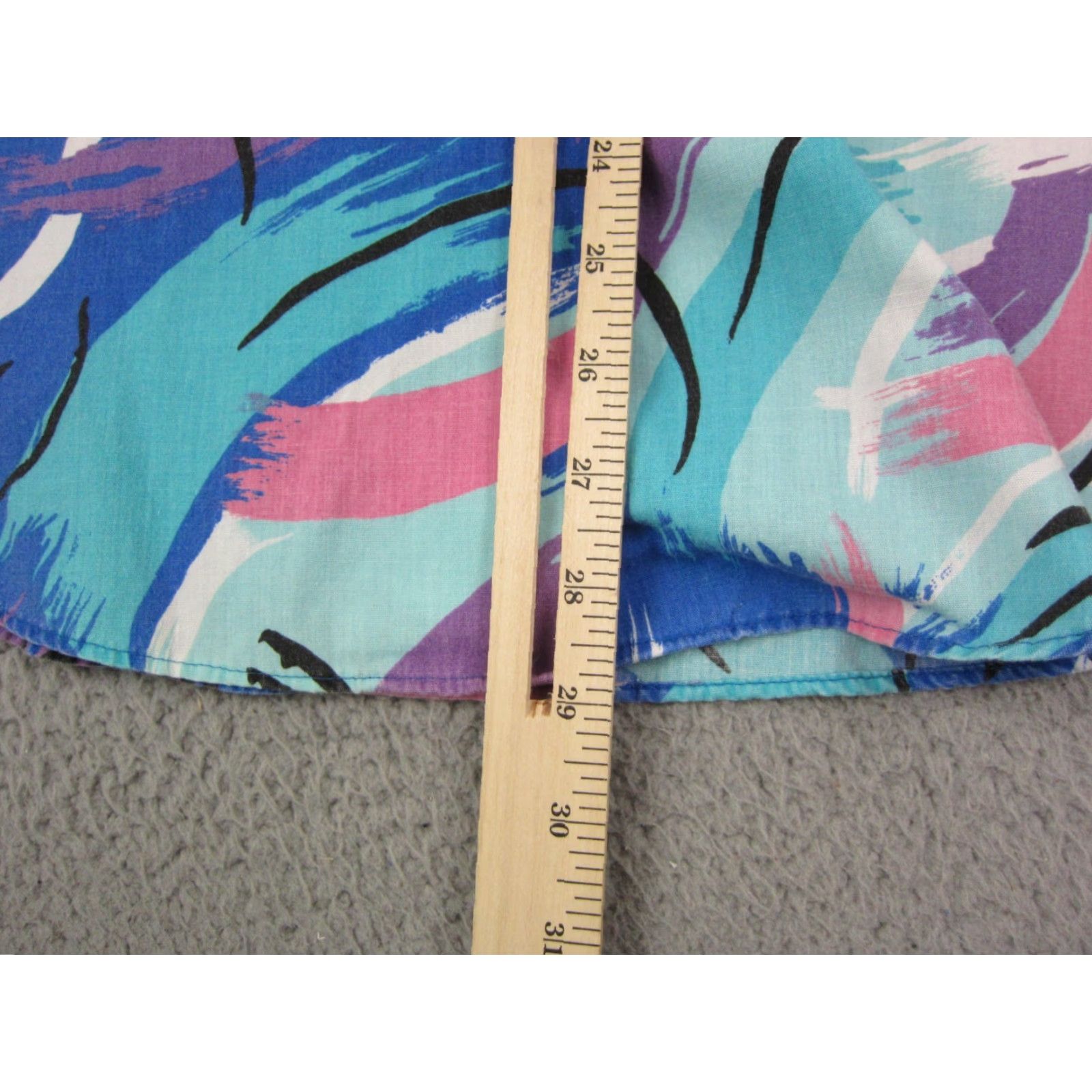 Vintage VINTAGE Deere Park Floral Shirt Womens L Blue Hawaiian Button-Up Short Sleeve Collared US Made 80s Size L / US 10 / IT 46 - 7 Thumbnail