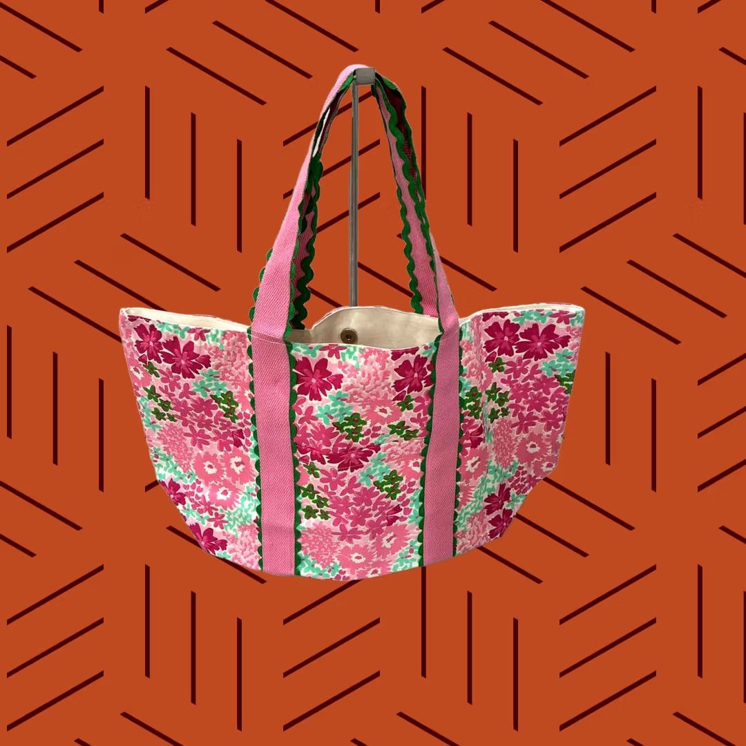 Pinko Pink Tote Bag Canvas Size ONE SIZE - 1 Thumbnail