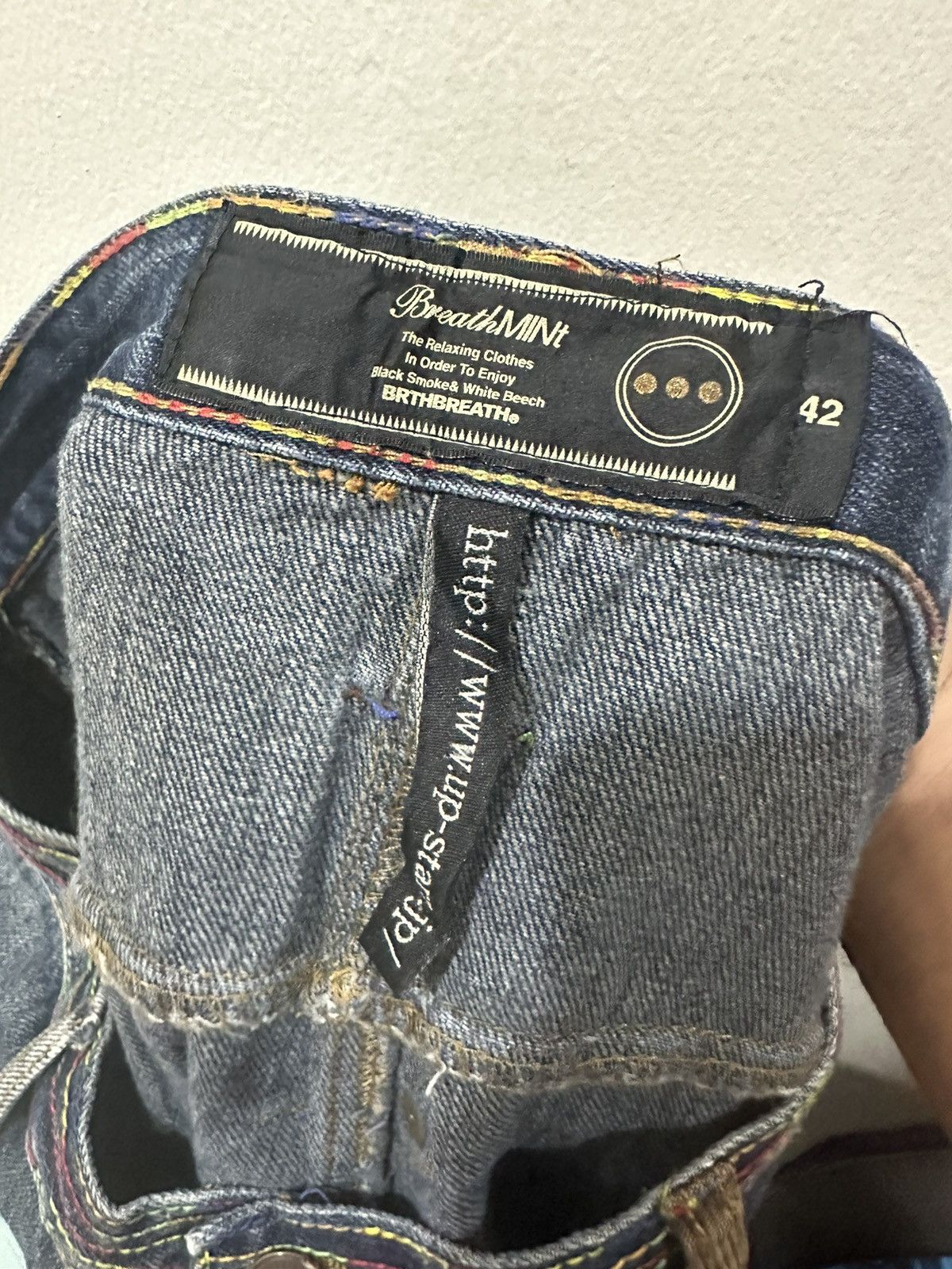 Japanese Brand Breath Mint Double Waist Like Undercover Pants Size US 34 / EU 50 - 21 Thumbnail