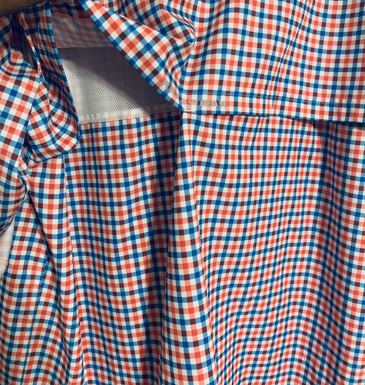 Field & Stream Field & Stream Fishing Shirt UPF 30 Red Pink Blue Plaids Size US XXL / EU 58 / 5 - 7 Thumbnail