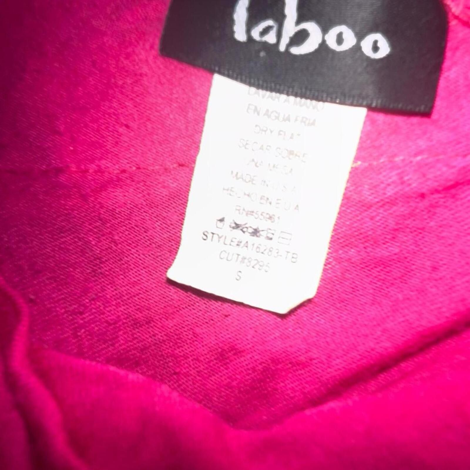 Other Vintage Taboo Hot Pink Lace Y2K Top Size S / US 4 / IT 40 - 6 Thumbnail