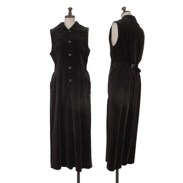 Comme des Garcons Comme Des Garcons size S Black Vintage Velvet Design Jumps Size 24" / US 00 / IT 34 - 1 Thumbnail