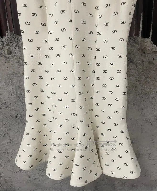 Valentino Valentino Summer Short Sleeve Dress in Off-White . Size XXS / US 00 / IT 34 - 4 Thumbnail