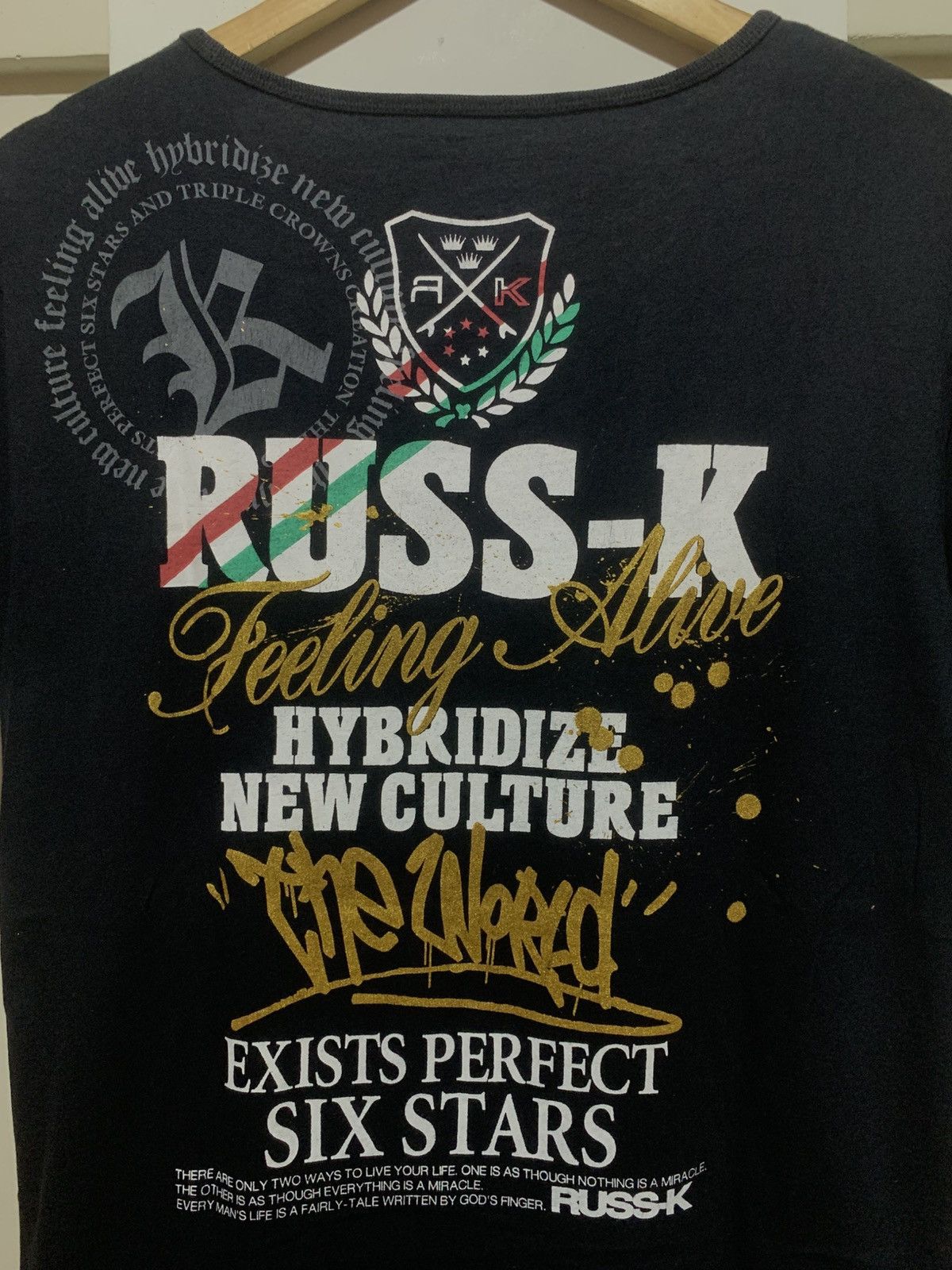 Hysteric Glamour × Supreme Japanese Double Layer Poem Rusk-k LongSleeve Tee Shirt Size US XL / EU 56 / 4 - 14 Thumbnail