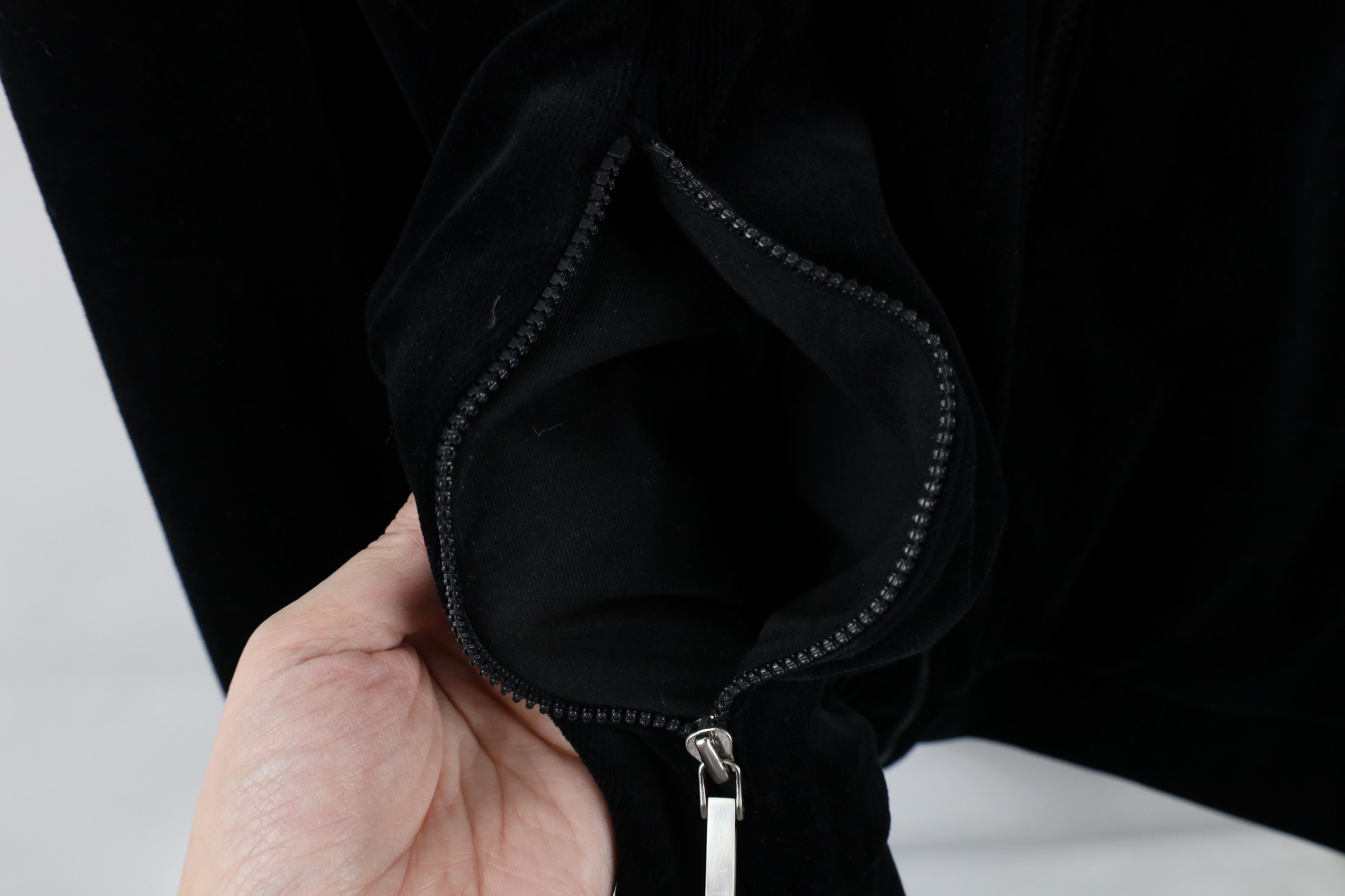 Ralph Lauren × Vintage Vintage 90s Ralph Lauren Full Zip Hoodie Sweatshirt Black Size XXL / US 16-18 / IT 52-54 - 4 Thumbnail