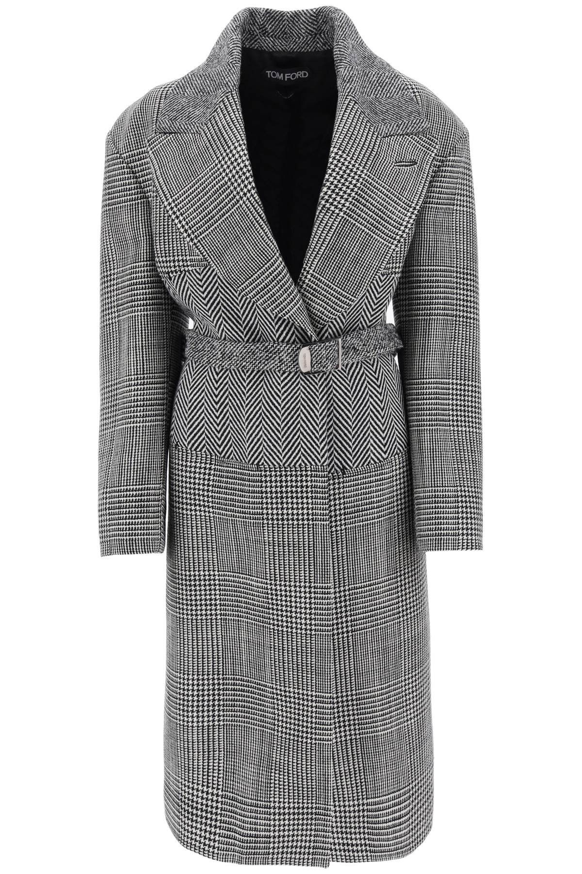 Tom Ford TOM FORD Cashmere Patchwork Coat Size XS / US 0-2 / IT 36-38 - 1 Thumbnail