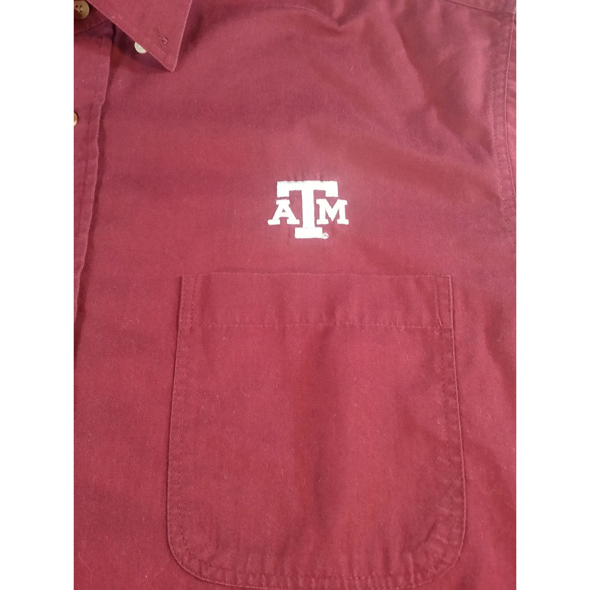 Vintage Vintage Texas A&M Aggies Button Up Shirt Men Sz L Non Iron B Size US L / EU 52-54 / 3 - 9 Thumbnail